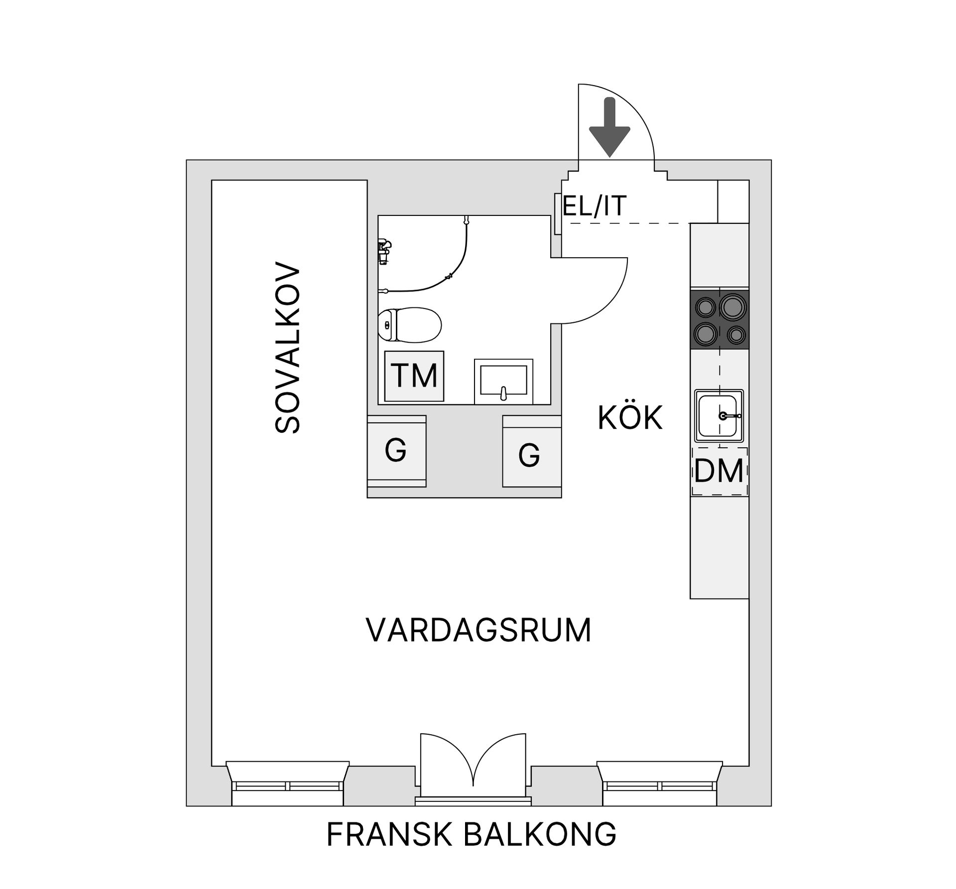 Bostadsrätt, Norrbackagatan 49C, 4tr, Vasastan, Stockholm
