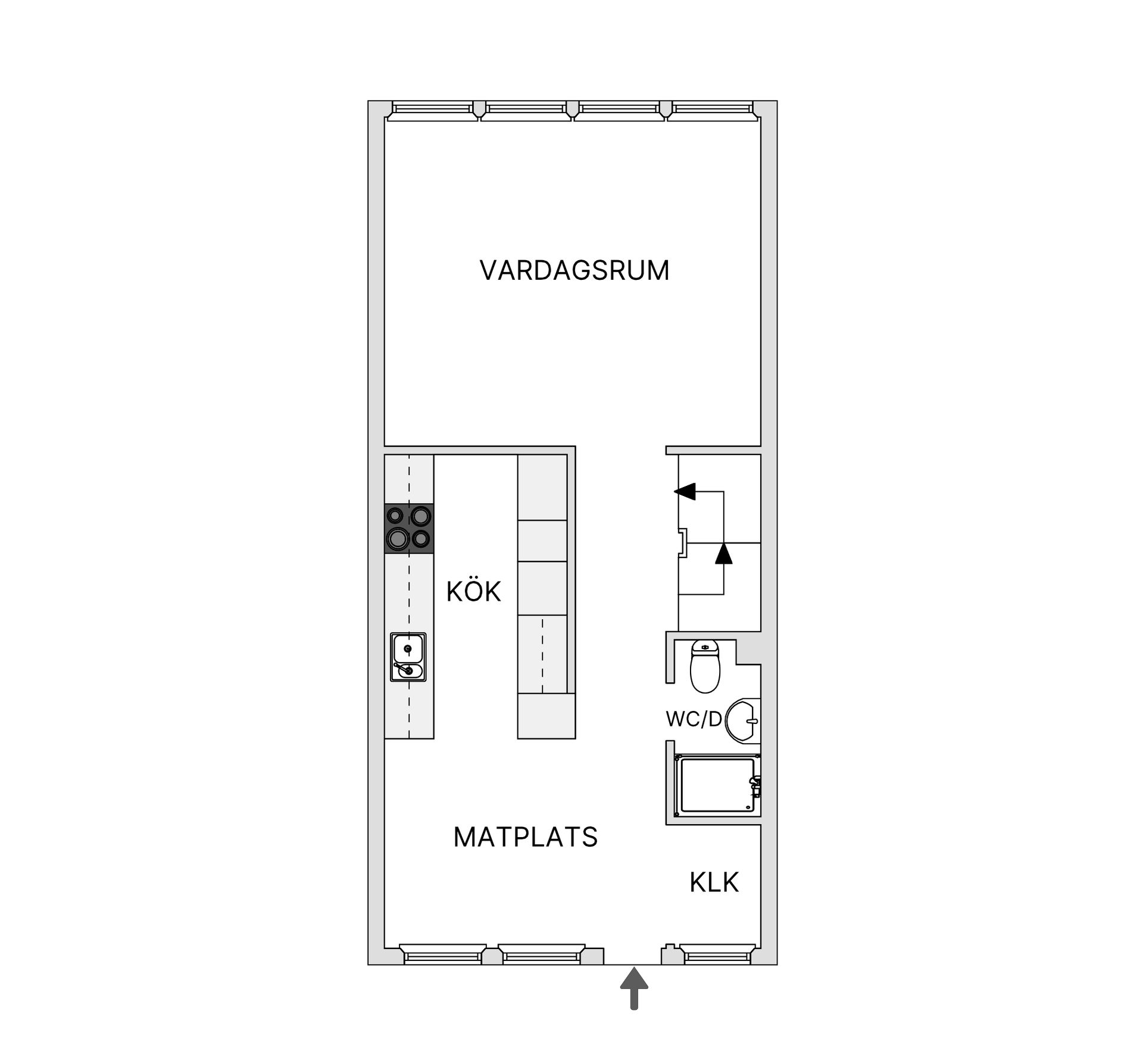 Villa, Radhus, Timotejvägen 114, Rotebro, Sollentuna