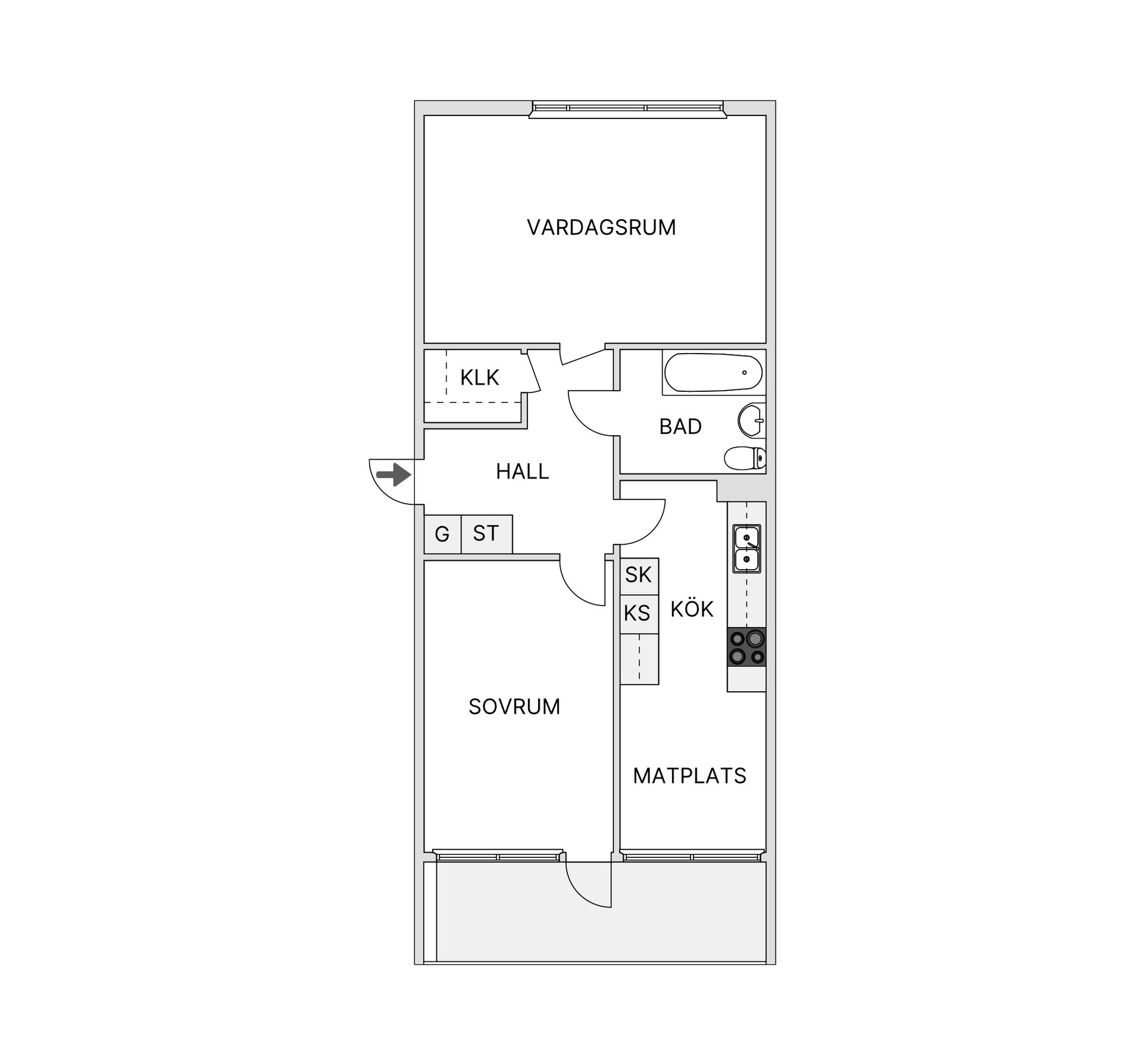 Bostadsrätt, Lindåkersvägen 5A, Örjansgården, Borlänge