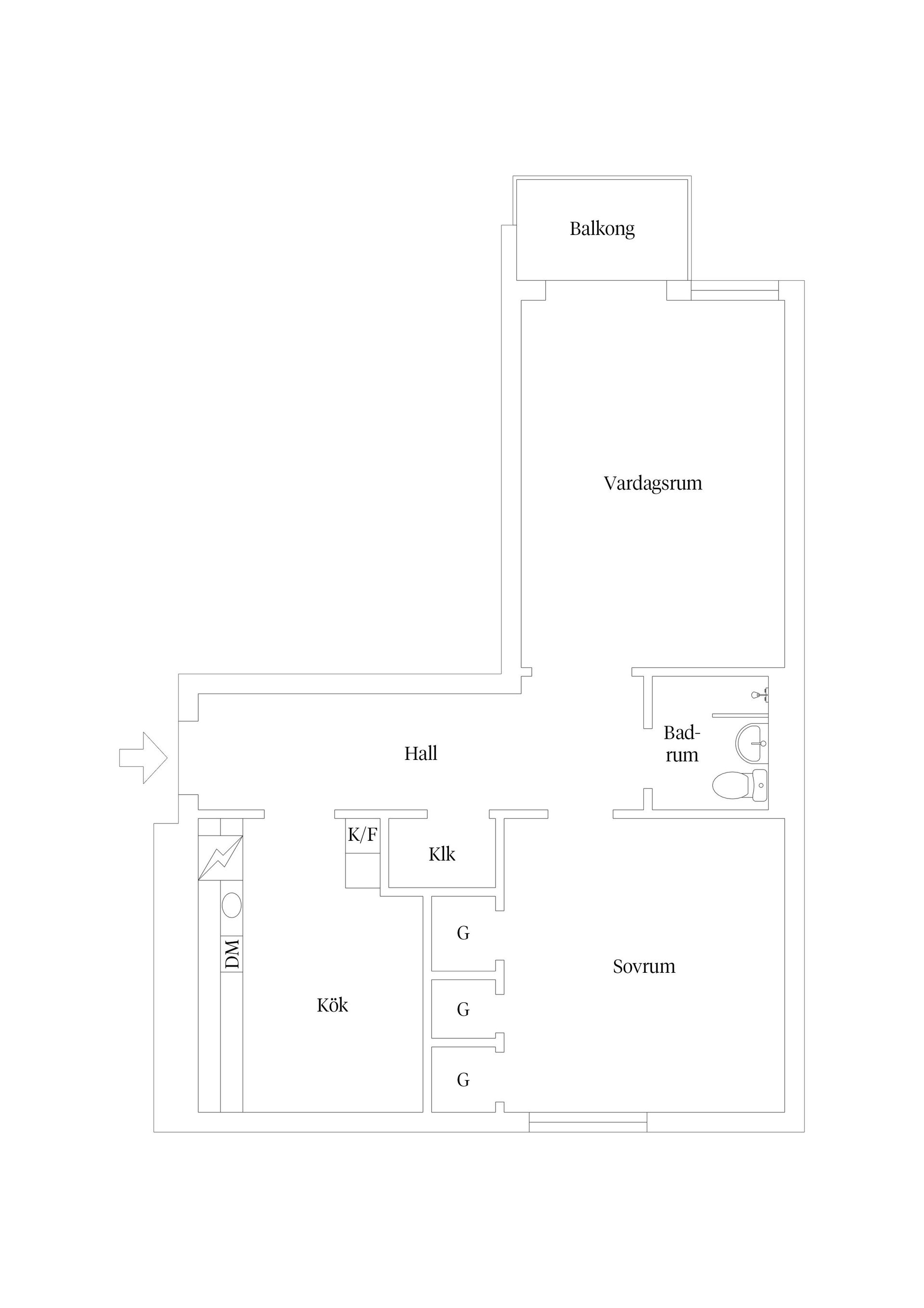 Bostadsrätt, Riddaregatan 7B, Funkabo, Kalmar