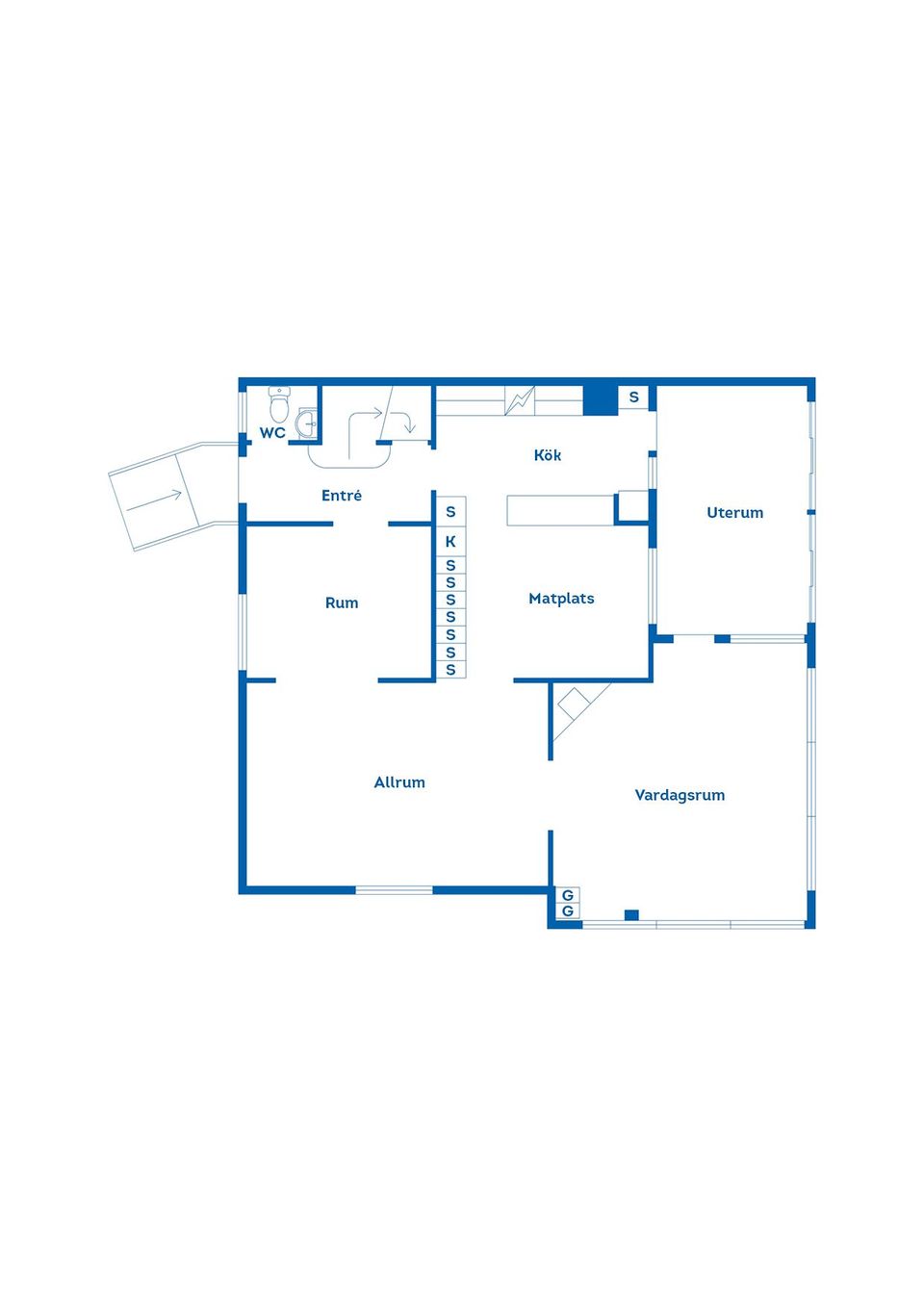 Villa, Västra Drottningvägen 61, Tidaholm