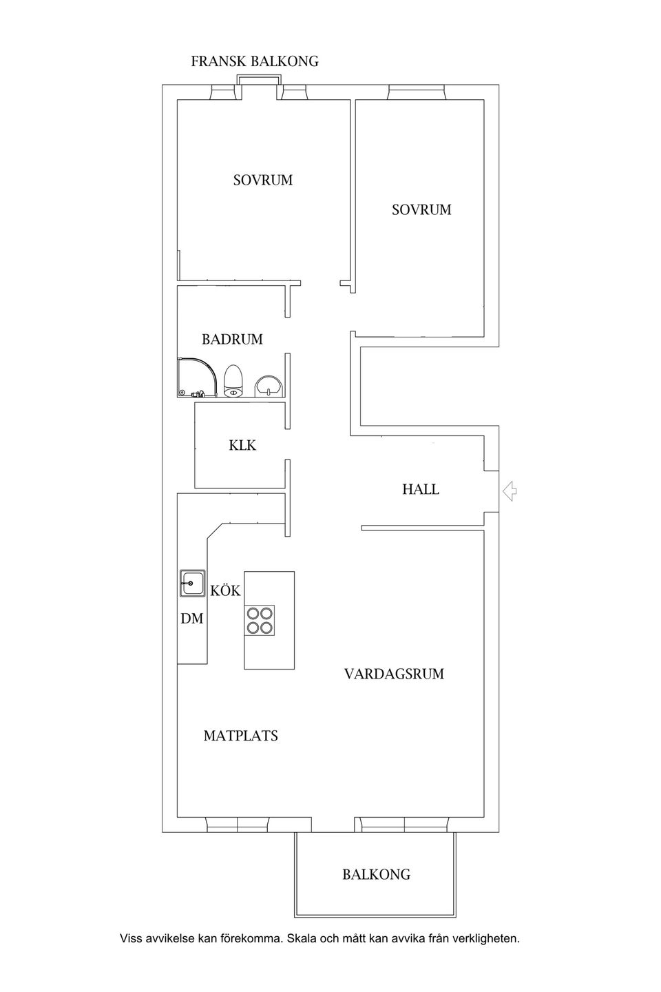Bostadsrätt, Södra Kungsgatan 38, Centrum, Luleå