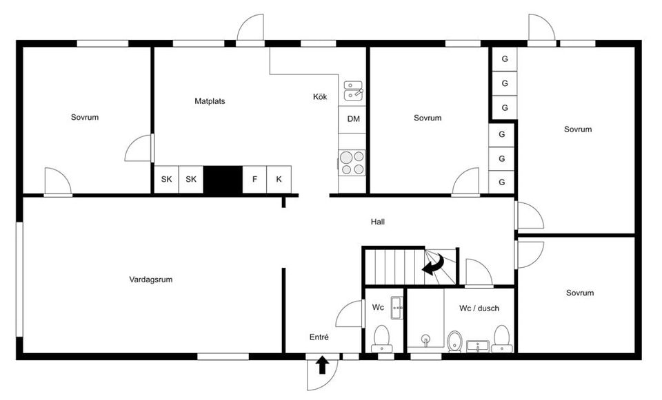 Villa, Stafettgatan 42, Rönnby, Västerås