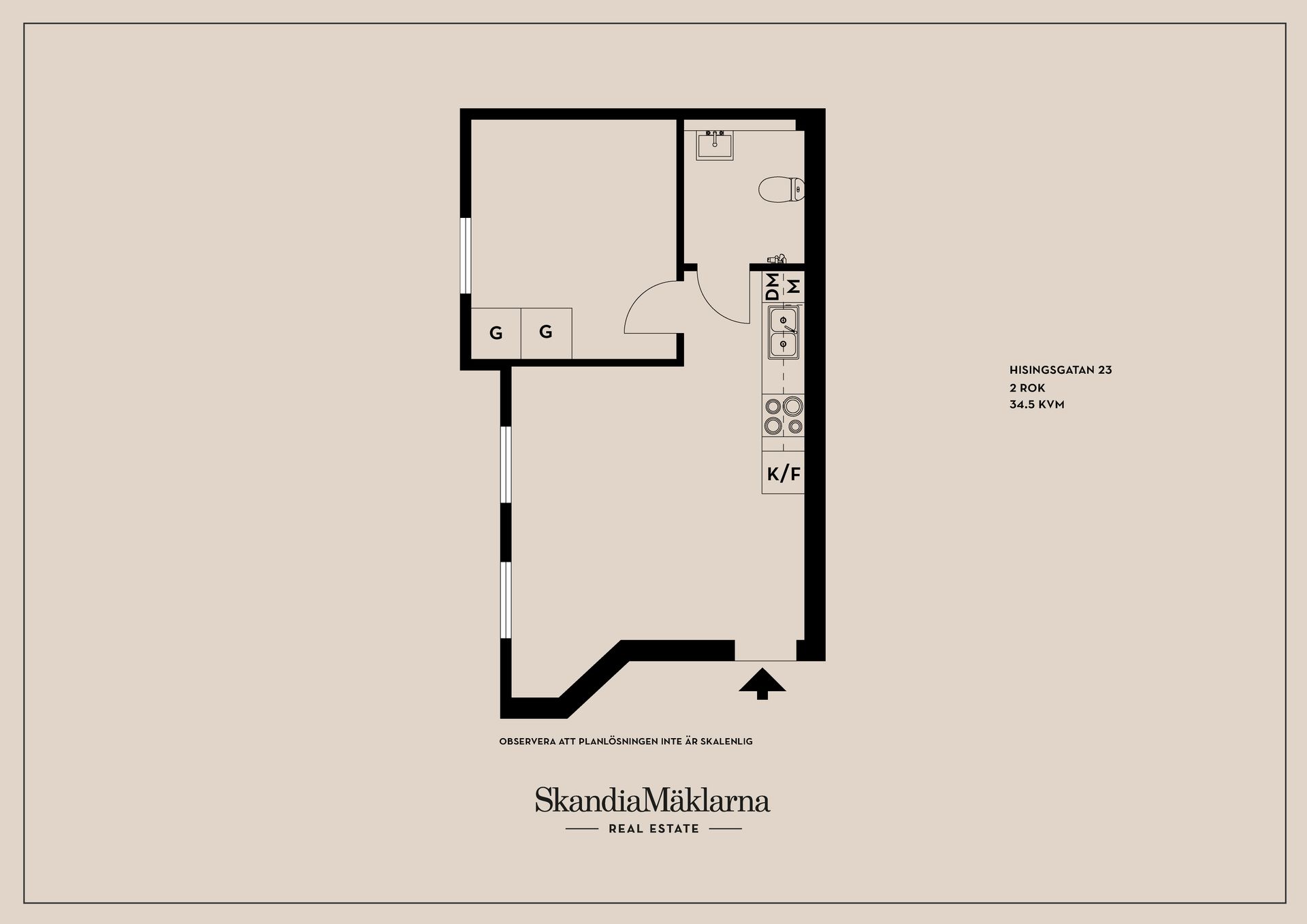 Bostadsrätt, Hisingsgatan 23, Centrala Hisingen - Kvillebäcken, Göteborg
