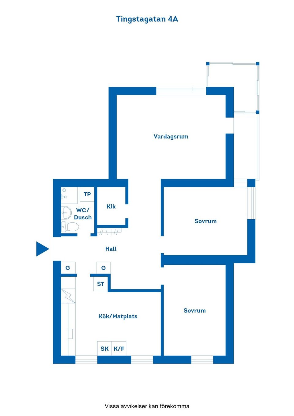 Bostadsrätt, Tingstagatan 4A, Oxelbergen, Norrköping