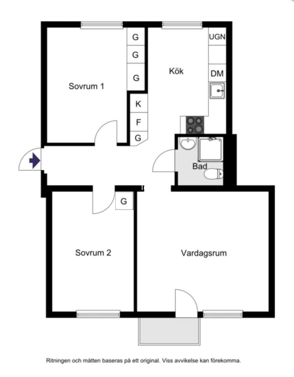 Bostadsrätt, Tombolavägen 5, Västberga/Telefonplan, Stockholm
