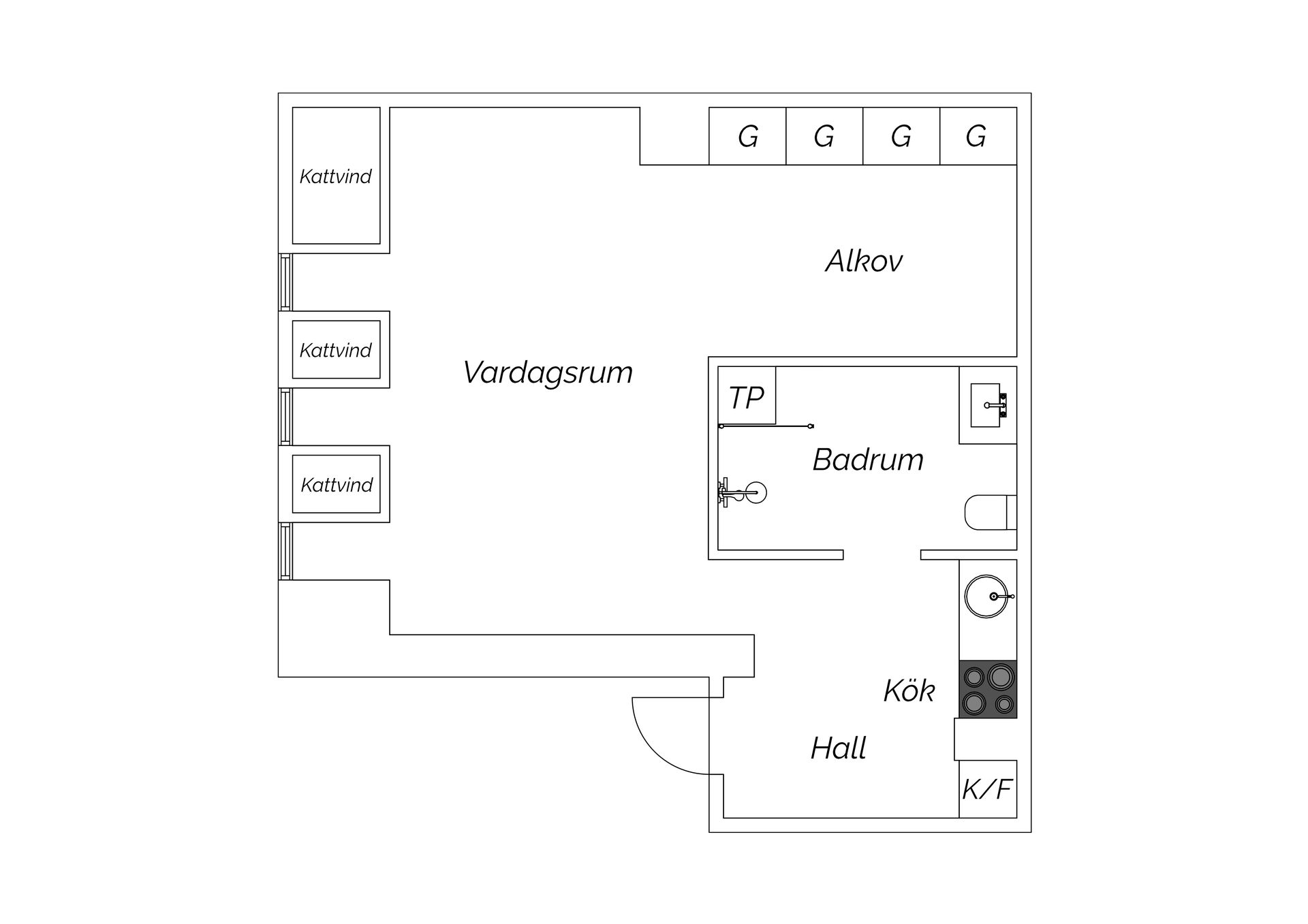 Bostadsrätt, Nynäsvägen 318, Gamla Enskede, Stockholm