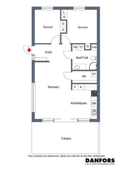 Bostadsrätt, Radhus, Valhallavägen 6C, Allarp, Laholm