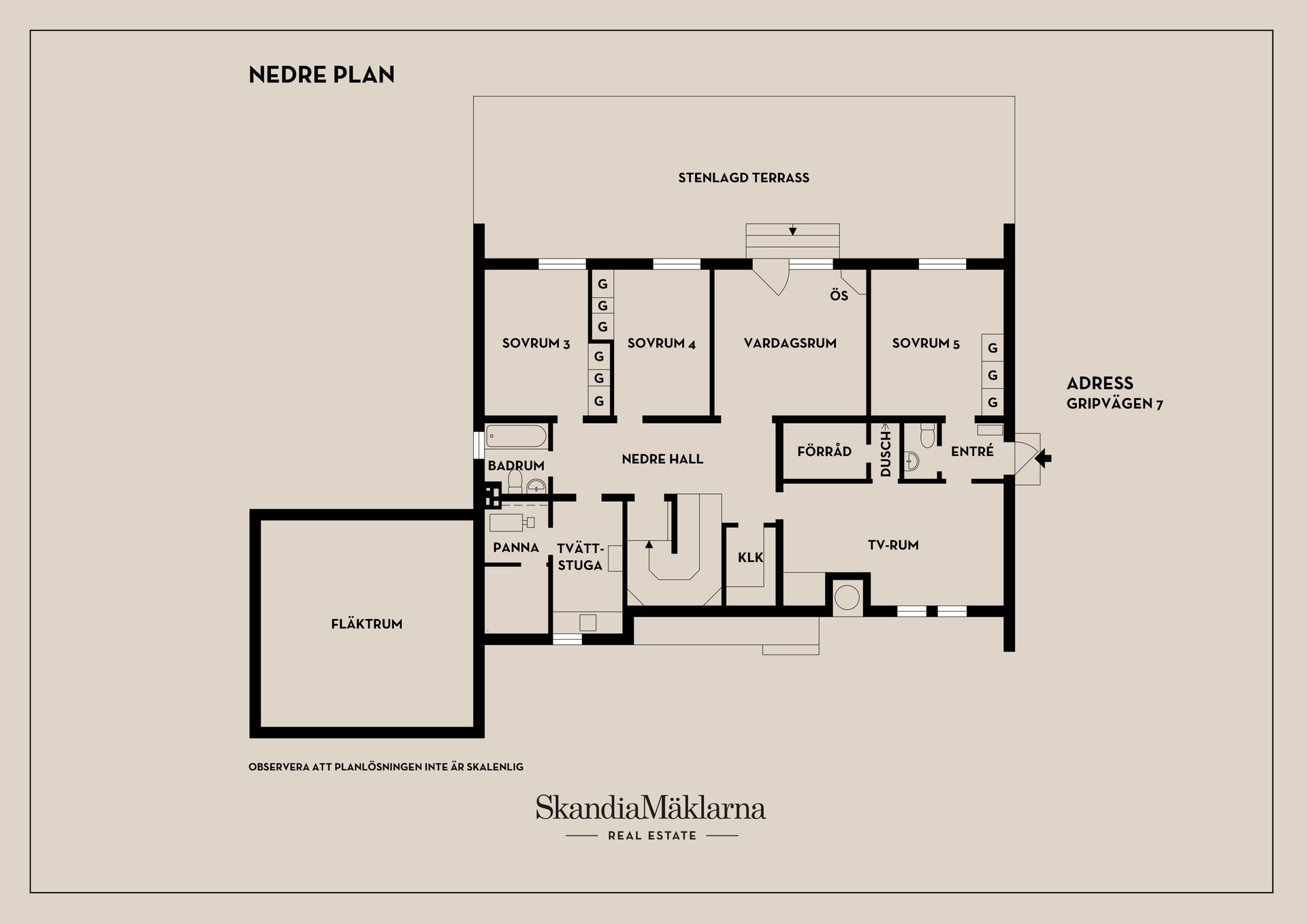 Villa, Gripvägen 7, Danderyd