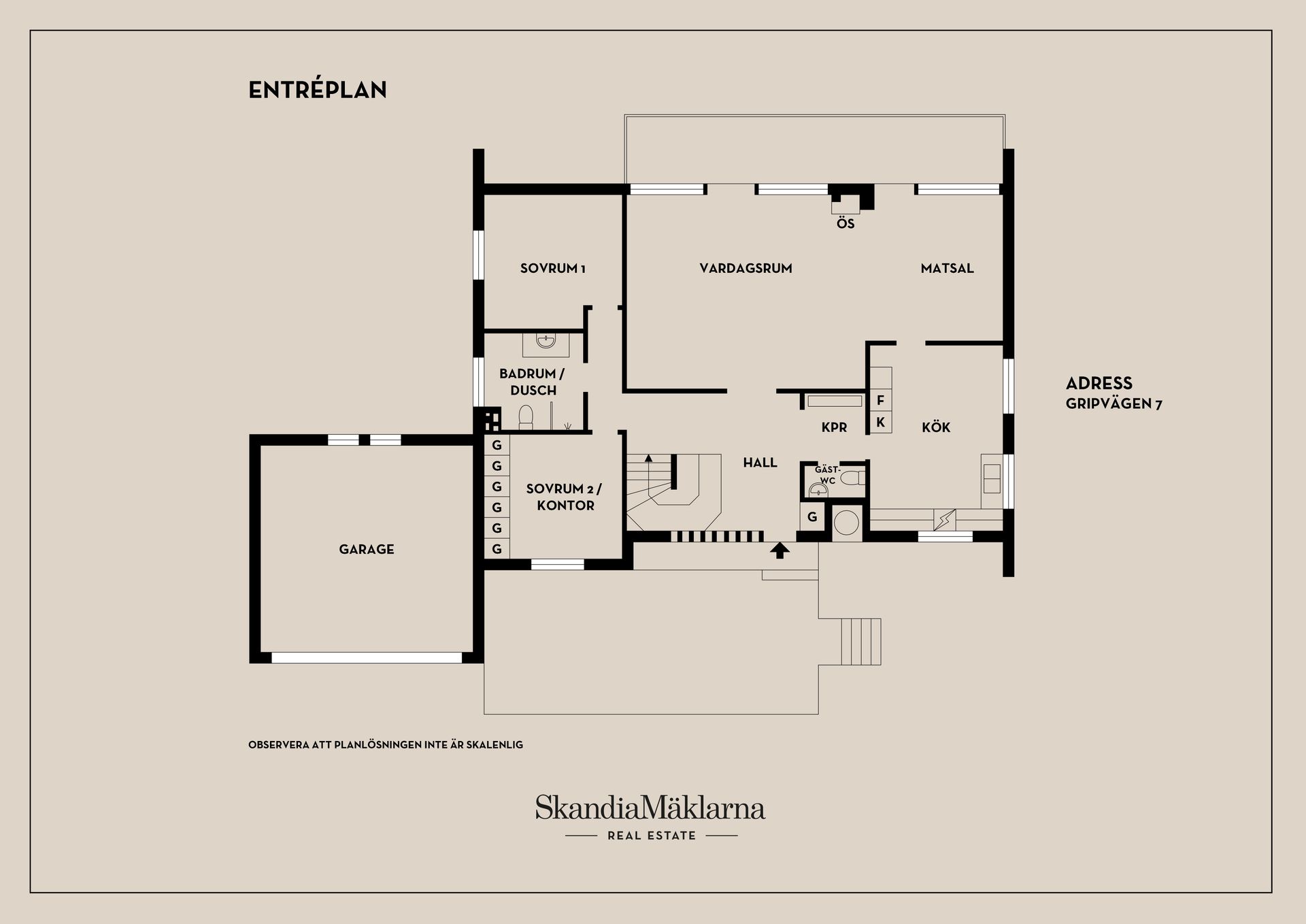 Villa, Gripvägen 7, Danderyd