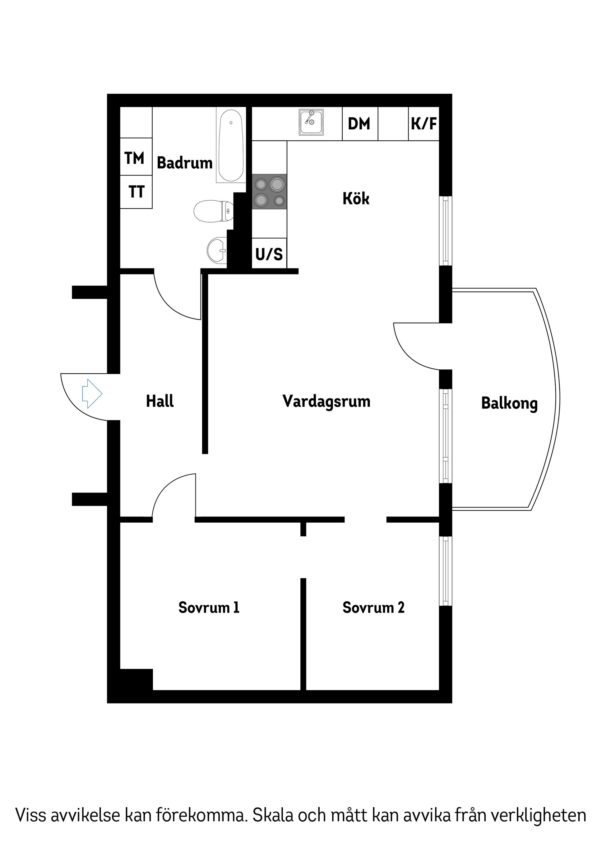 Bostadsrätt, Sandhamnsgatan 42A, 6 tr, Gärdet, Stockholm