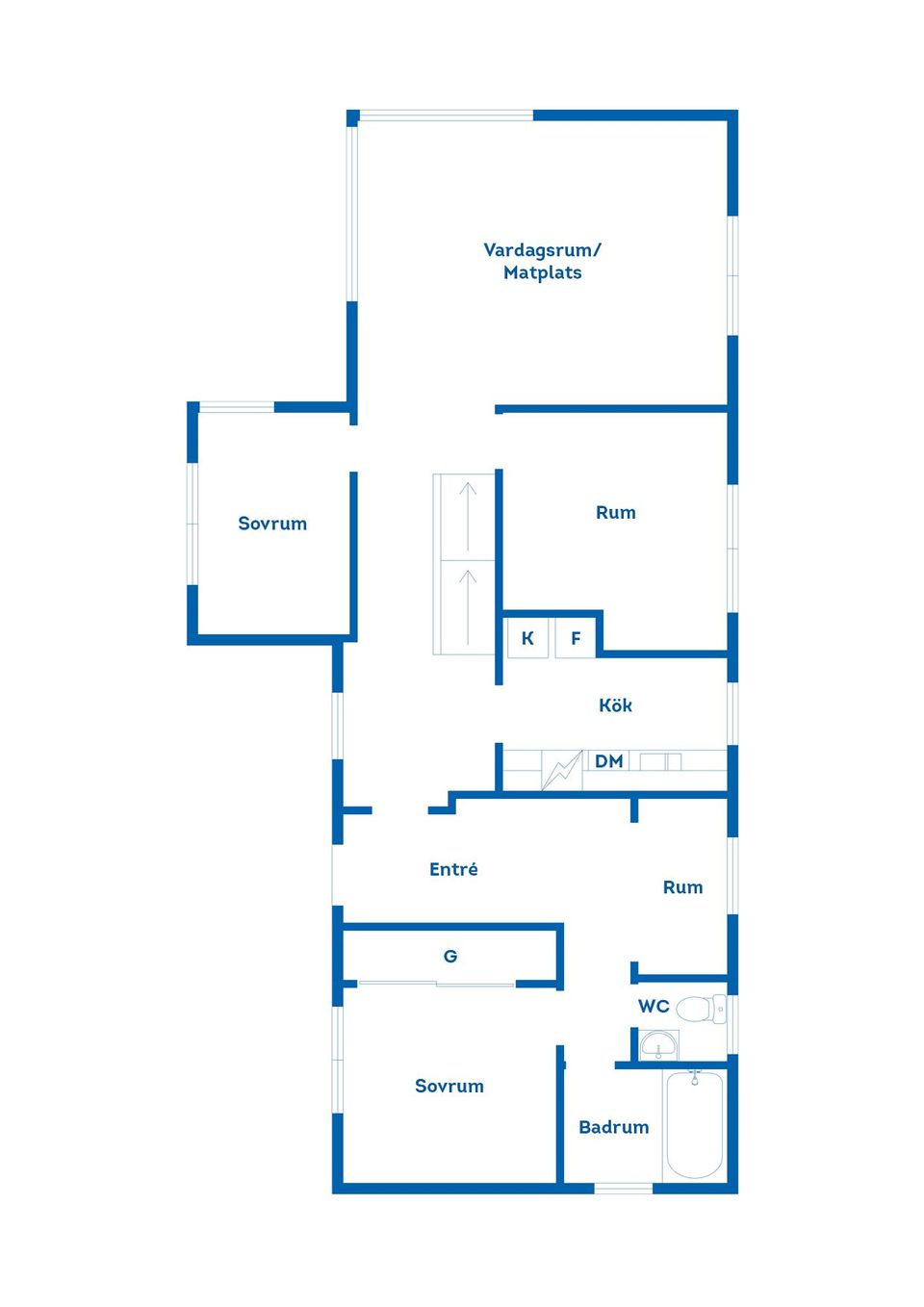 Villa, Bockgatan 8, Lerdal, Rättvik
