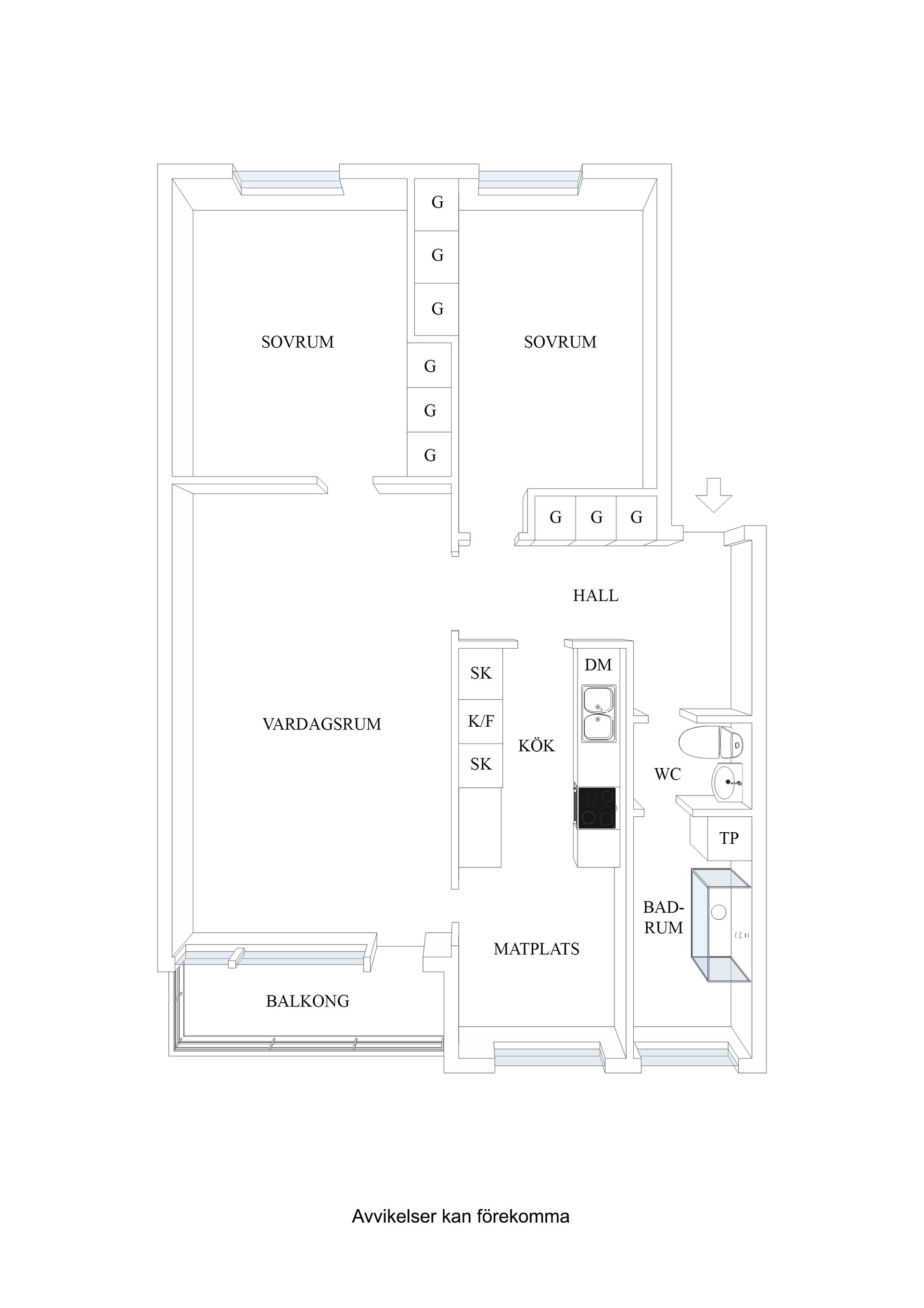Bostadsrätt, Husarvägen 12, Centrala Väsby, Upplands Väsby