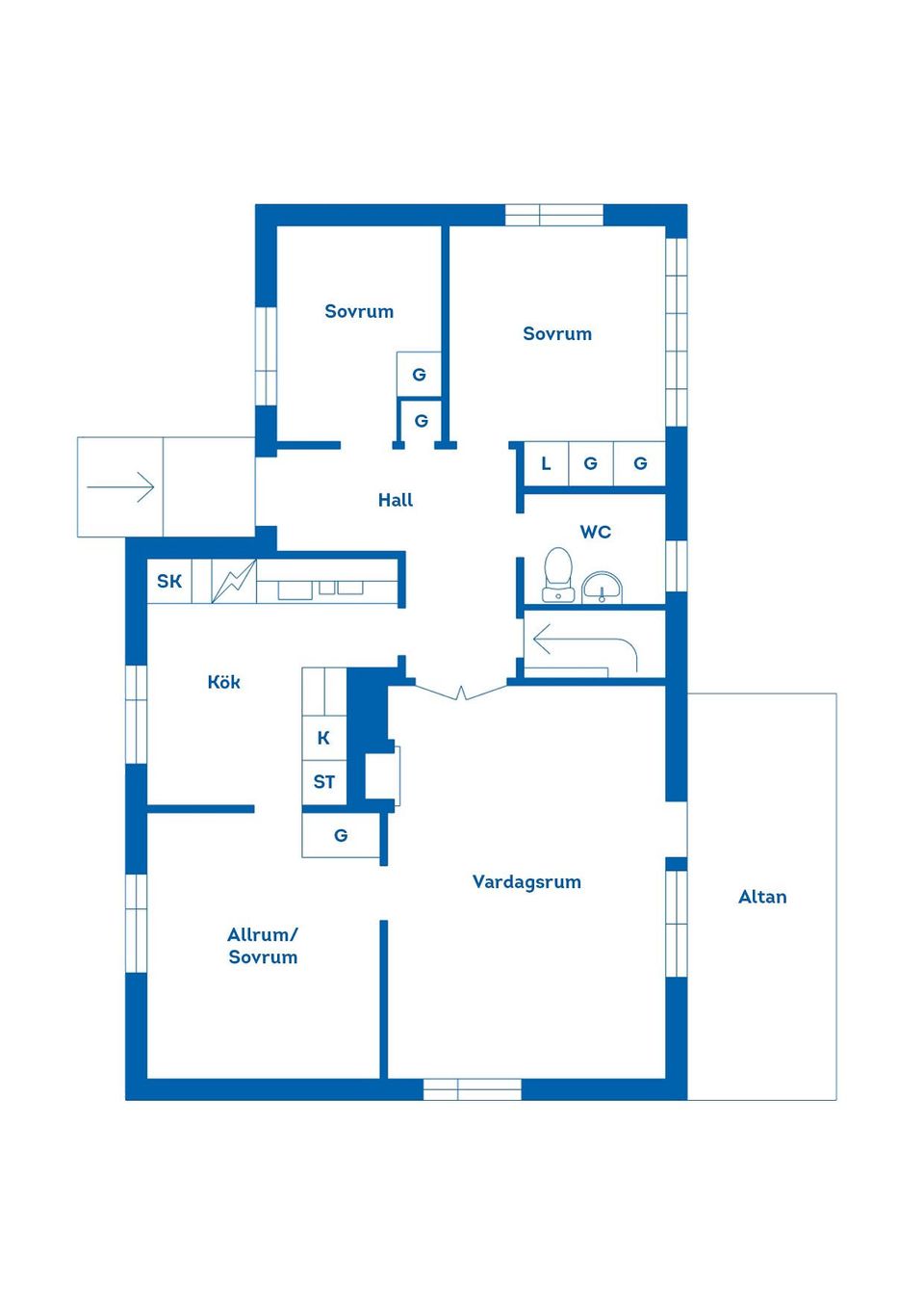 Villa, Åkroksvägen 4, Mörrum, Karlshamn