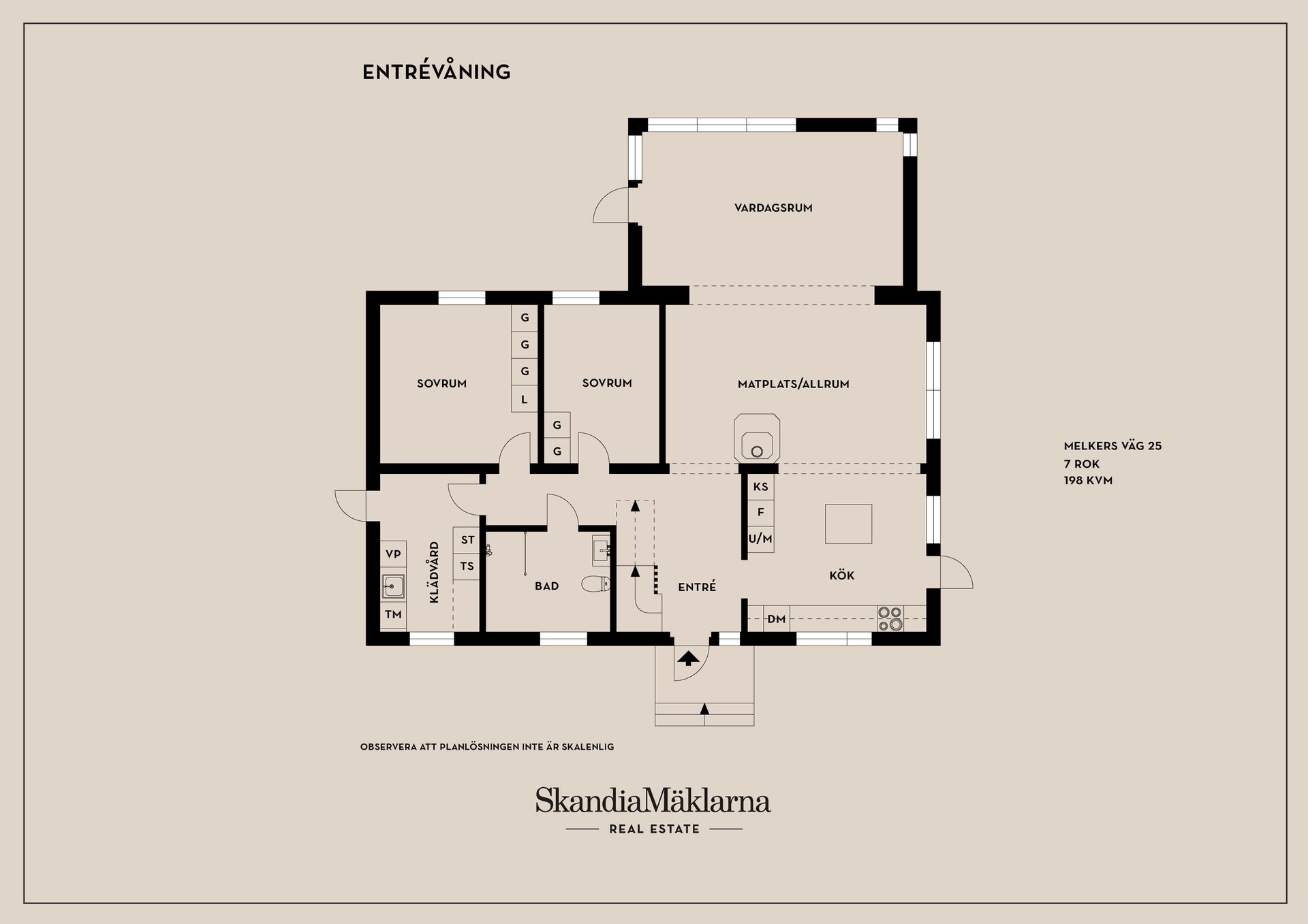 Villa, Melkers väg 25, Skåre, Karlstad