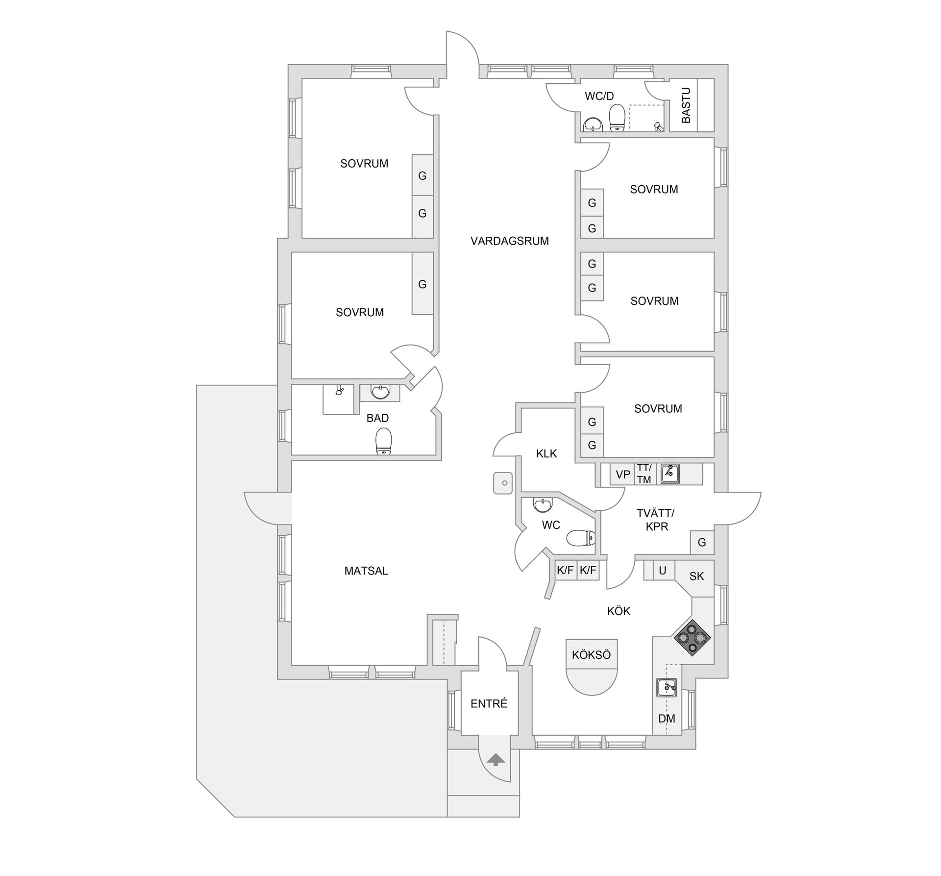 Villa, Galoppstigen 29, Södra Råtorp, Karlstad