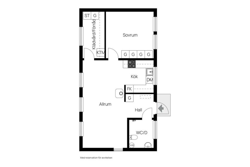 Villa, Lundgrens väg 4B, Tollarp, Kristianstad