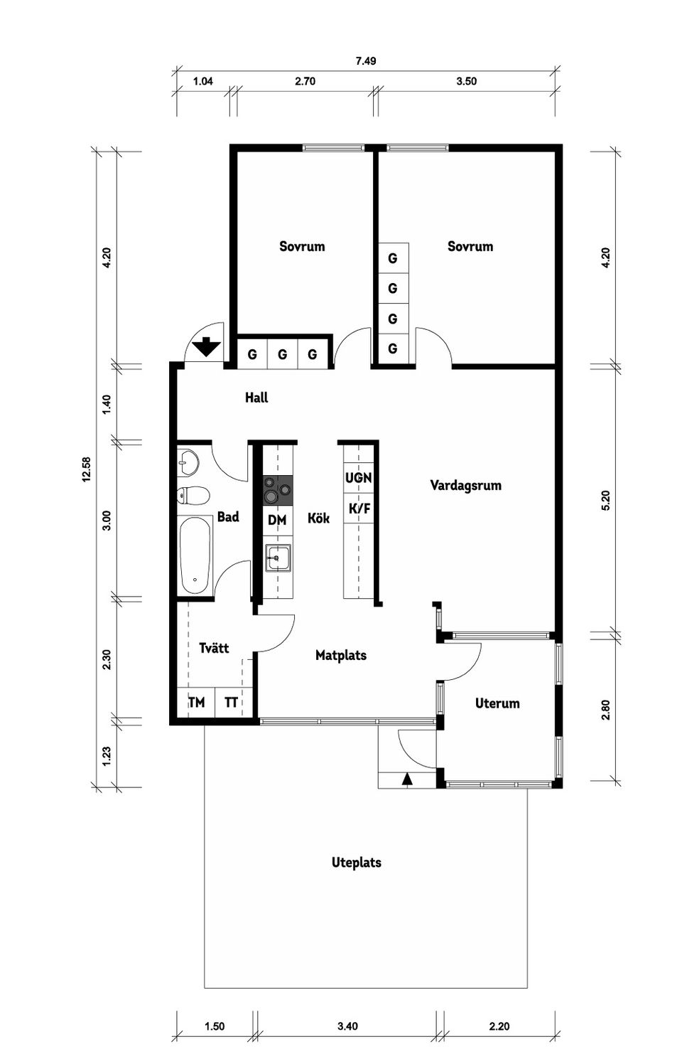 Bostadsrätt, Distansgatan 63, Flatås, Göteborg
