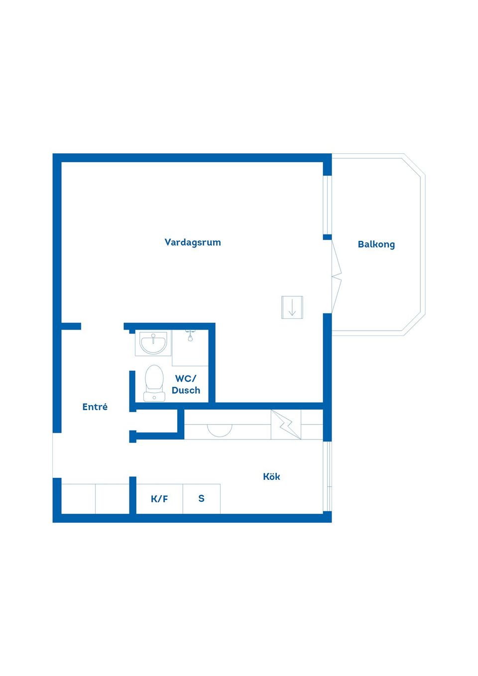 Bostadsrätt, Hillmanskroken 6, Brynäs, Gävle