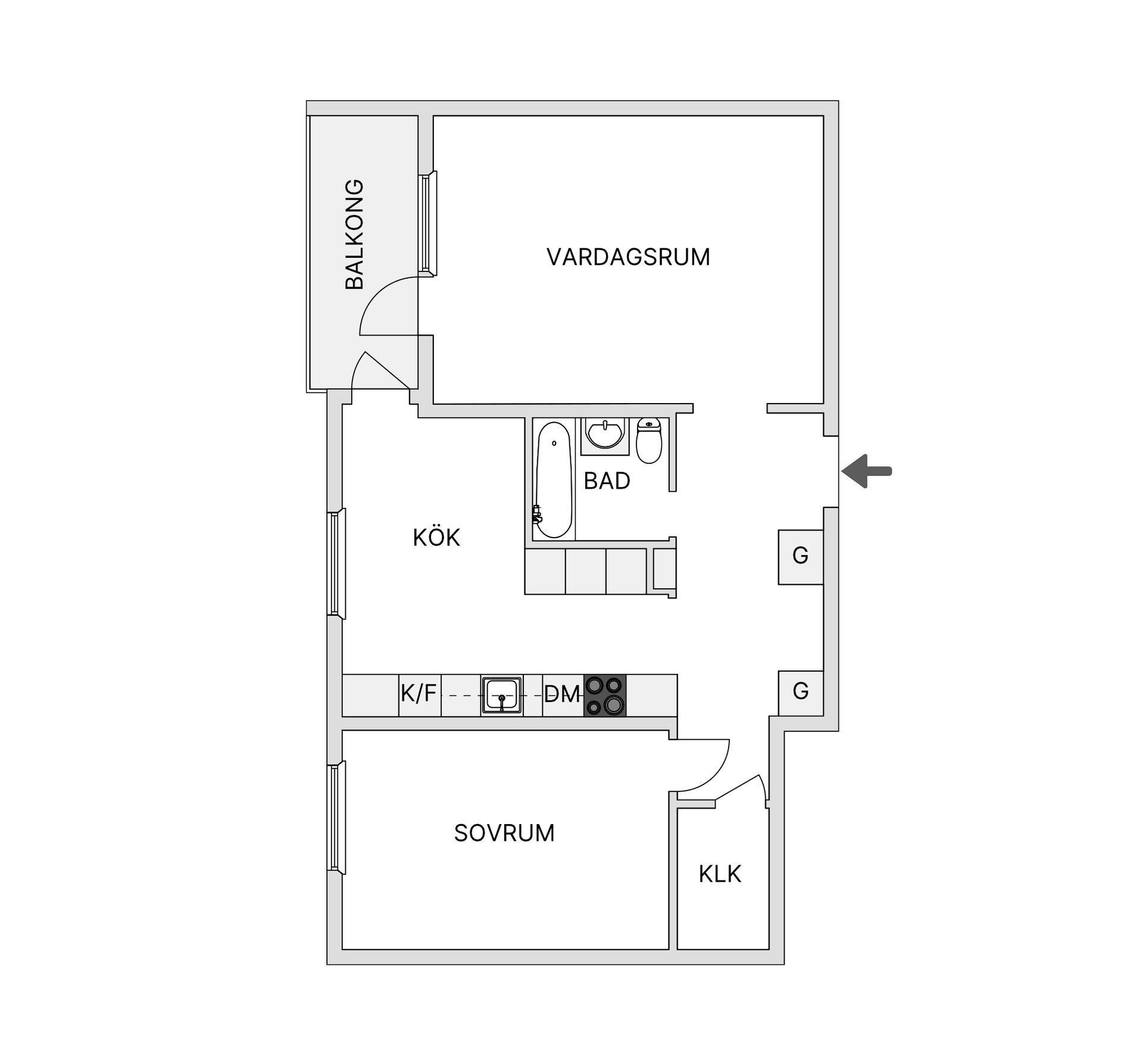 Bostadsrätt, Lagmansgatan 6B, Borgmästaregården, Malmö