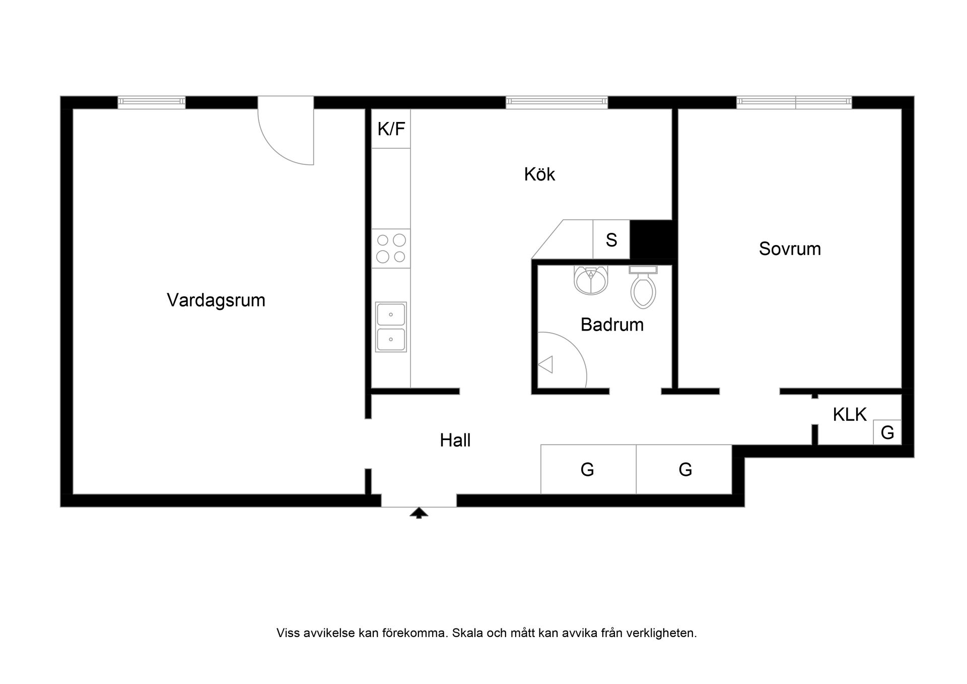 Bostadsrätt, Östra Bergsgatan 33, Centralt Öster, Nyköping