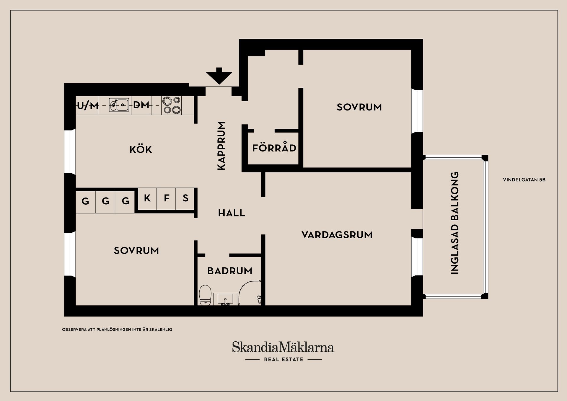 Bostadsrätt, Vindelgatan 5B, Byttorp, Borås