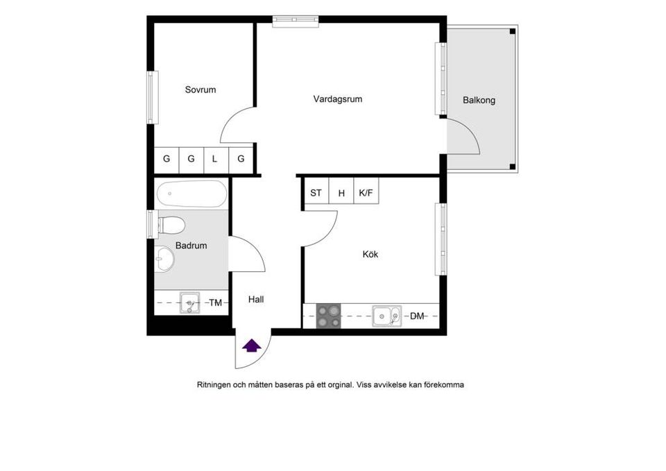 Bostadsrätt, Norrbodavägen 17, Kungsängen/Norrboda, Upplands-Bro