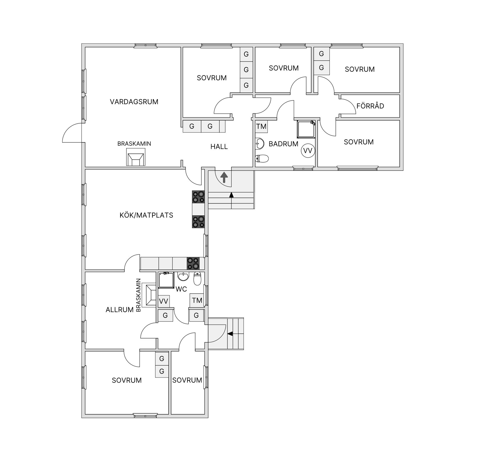 Villa, Södra Kopparmoravägen 36, Södra Kopparmora, Värmdö