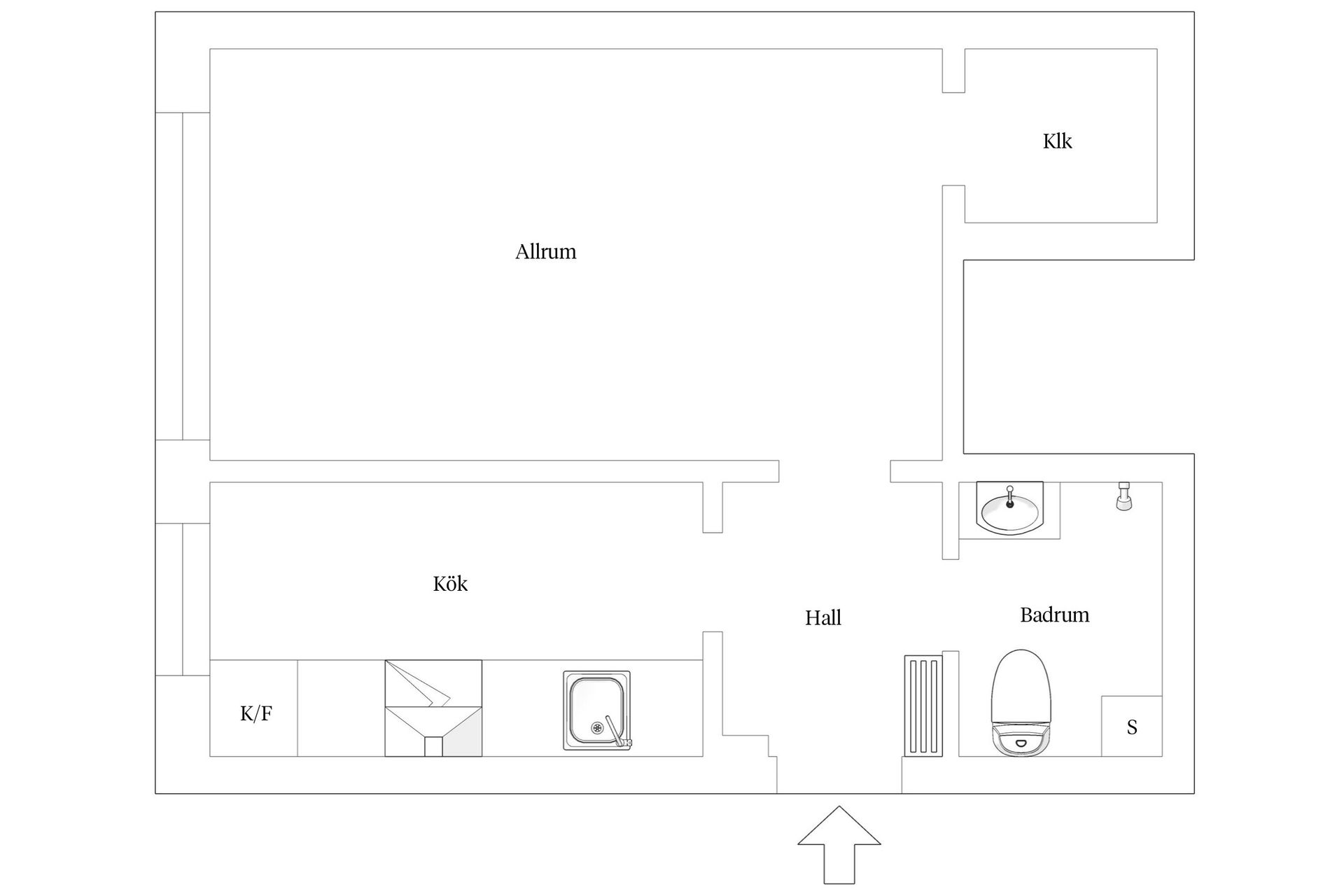 Bostadsrätt, Alströmergatan 32O, 3tr, Kungsholmen - Fridhemsplan, Stockholm