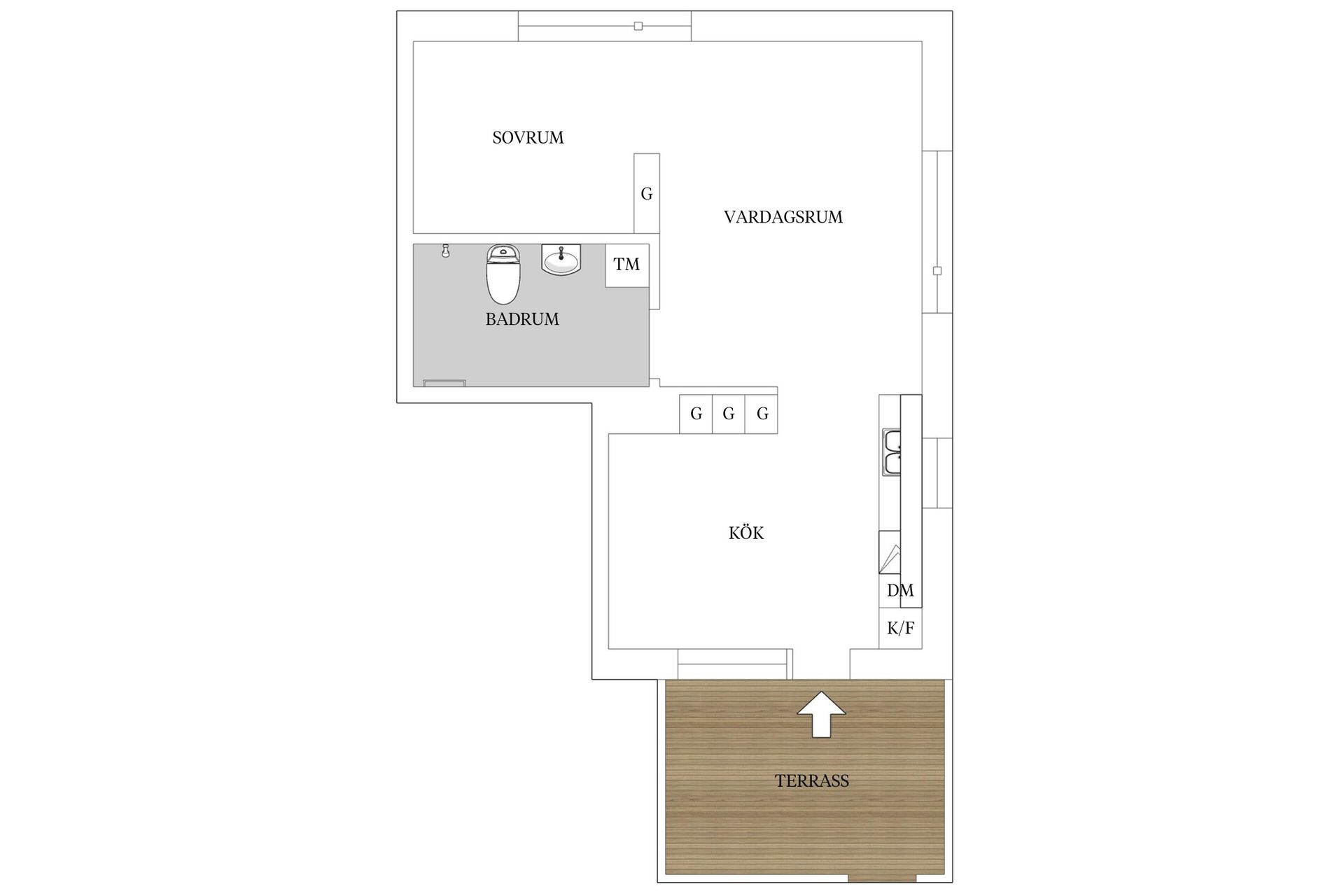 Bostadsrätt, Täbyvägen 75, Skarpäng, Täby