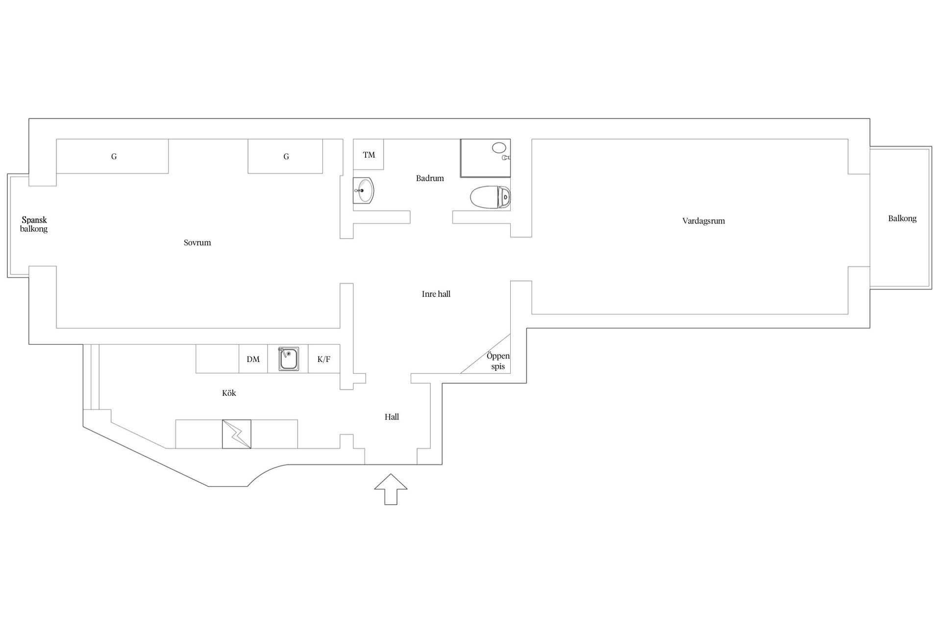 Bostadsrätt, Svarvargatan 14, 5tr, Kungsholmen, Stockholm