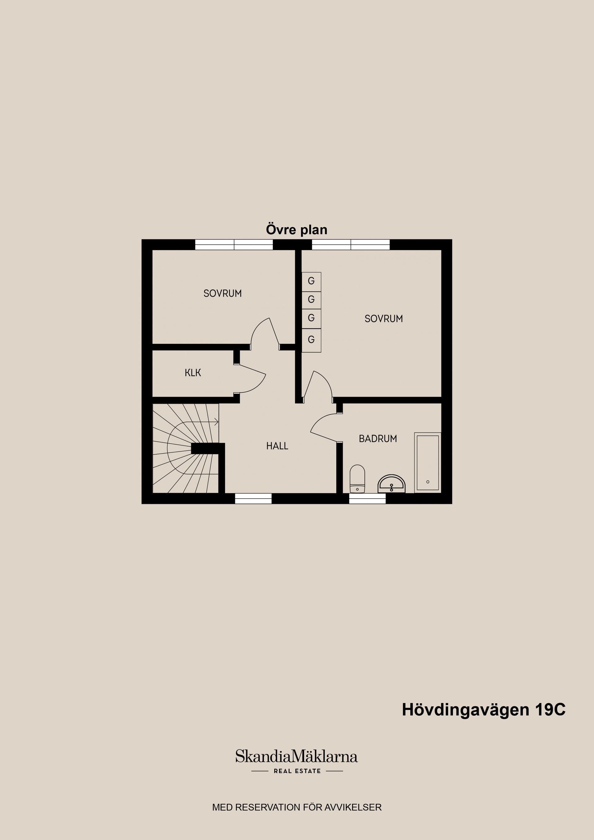 Radhus, Hövdingavägen 19C, Södra Bomhus, Gävle