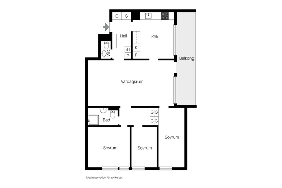 Bostadsrätt, Infanterigatan 19, Solna