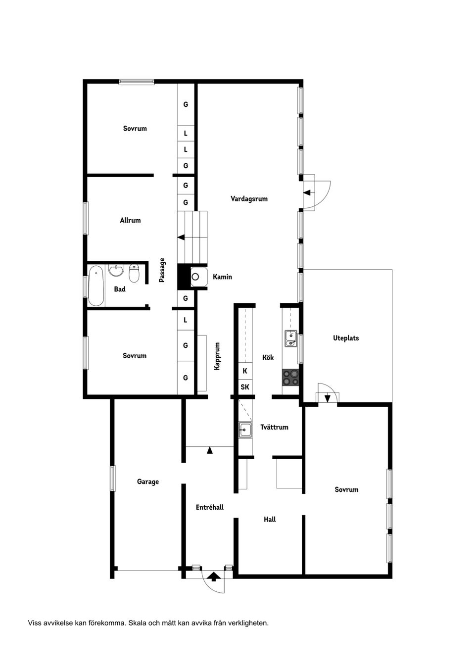 Villa, Smedkroken 12, Skurholmen, Luleå