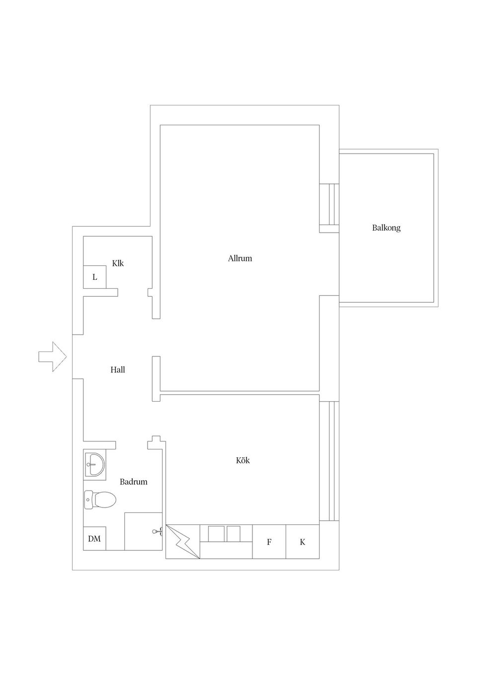 Bostadsrätt, Vegagatan 8C, Bremerlyckan, Kalmar