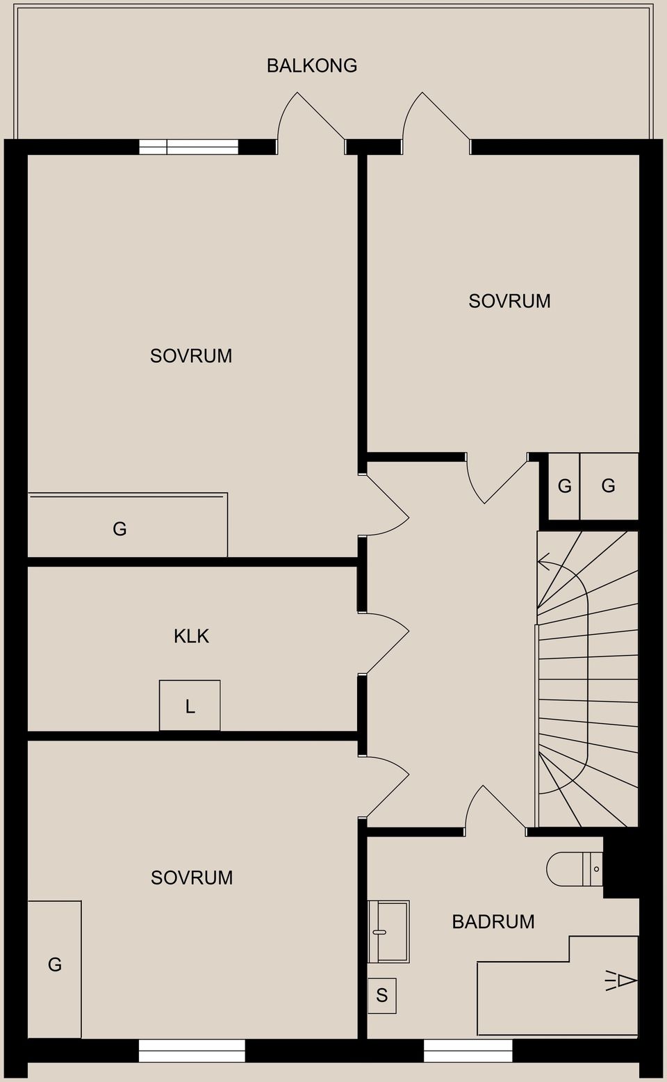 Radhus, Jordbrogatan 35, Skarphagen, Norrköping