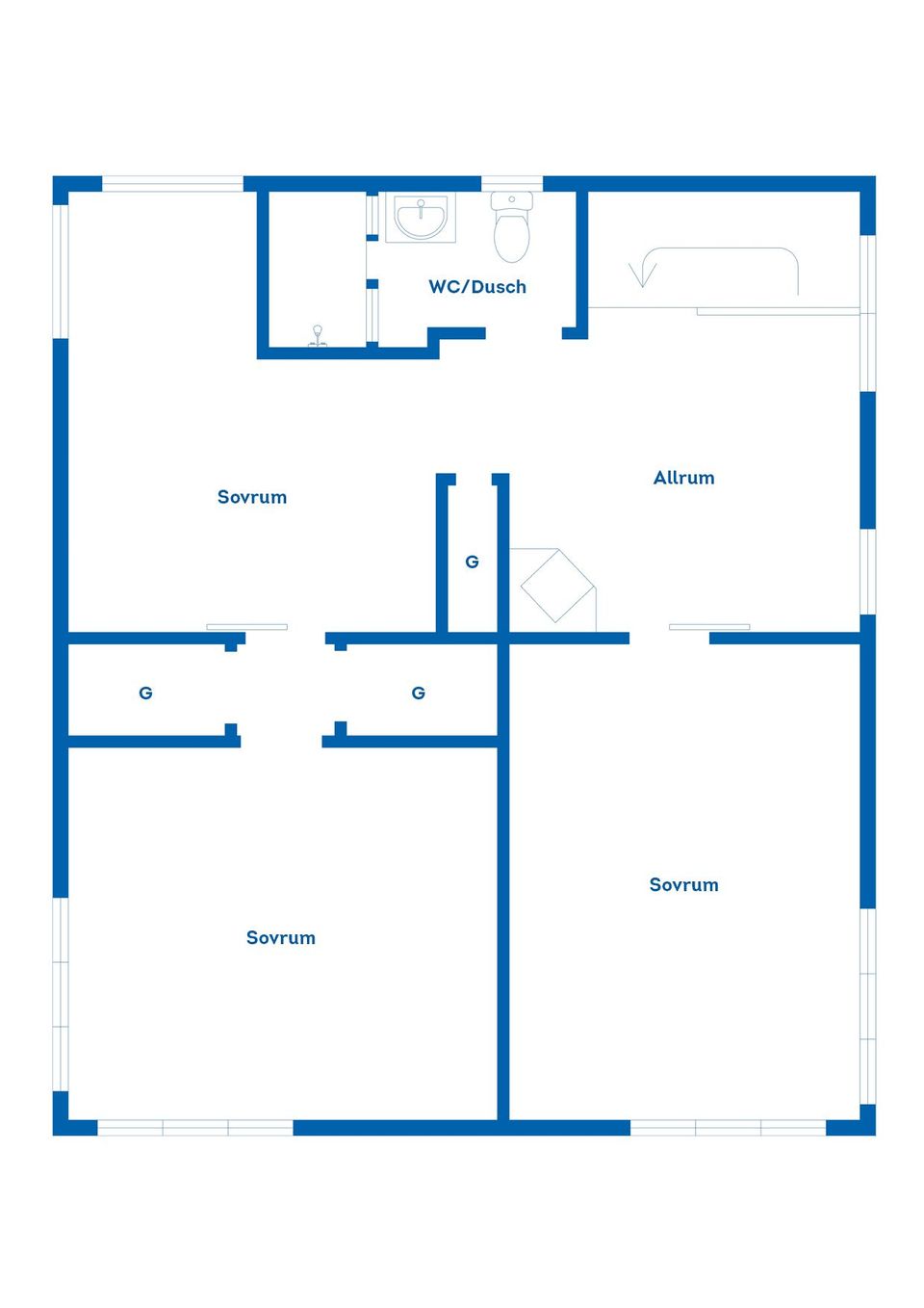 Villa, Lindgatan 5, Osby - Centralt, Osby