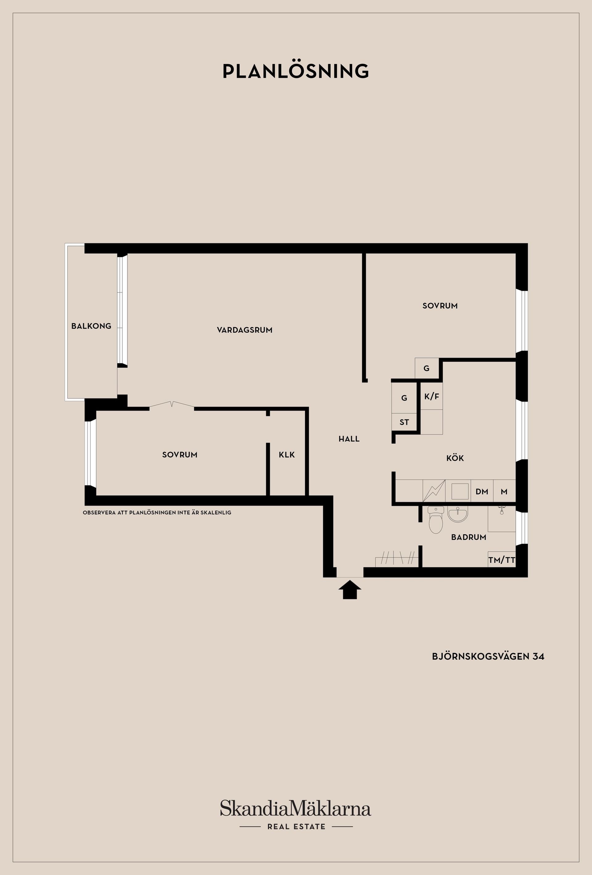 Bostadsrätt, Björnskogsvägen 34, Lugnet, Värmdö