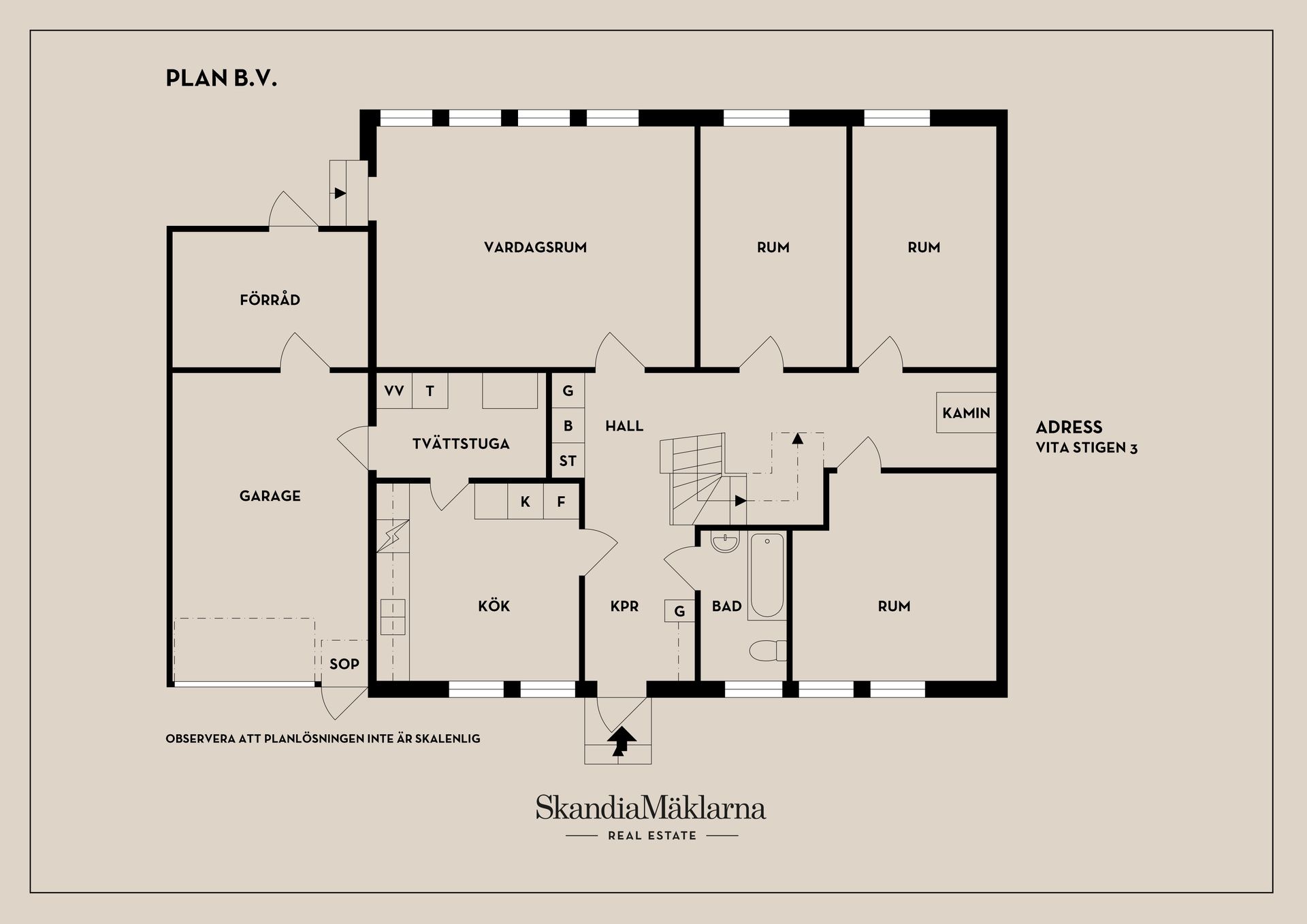 Radhus, Vita stigen 3, Stigtomta, Nyköping