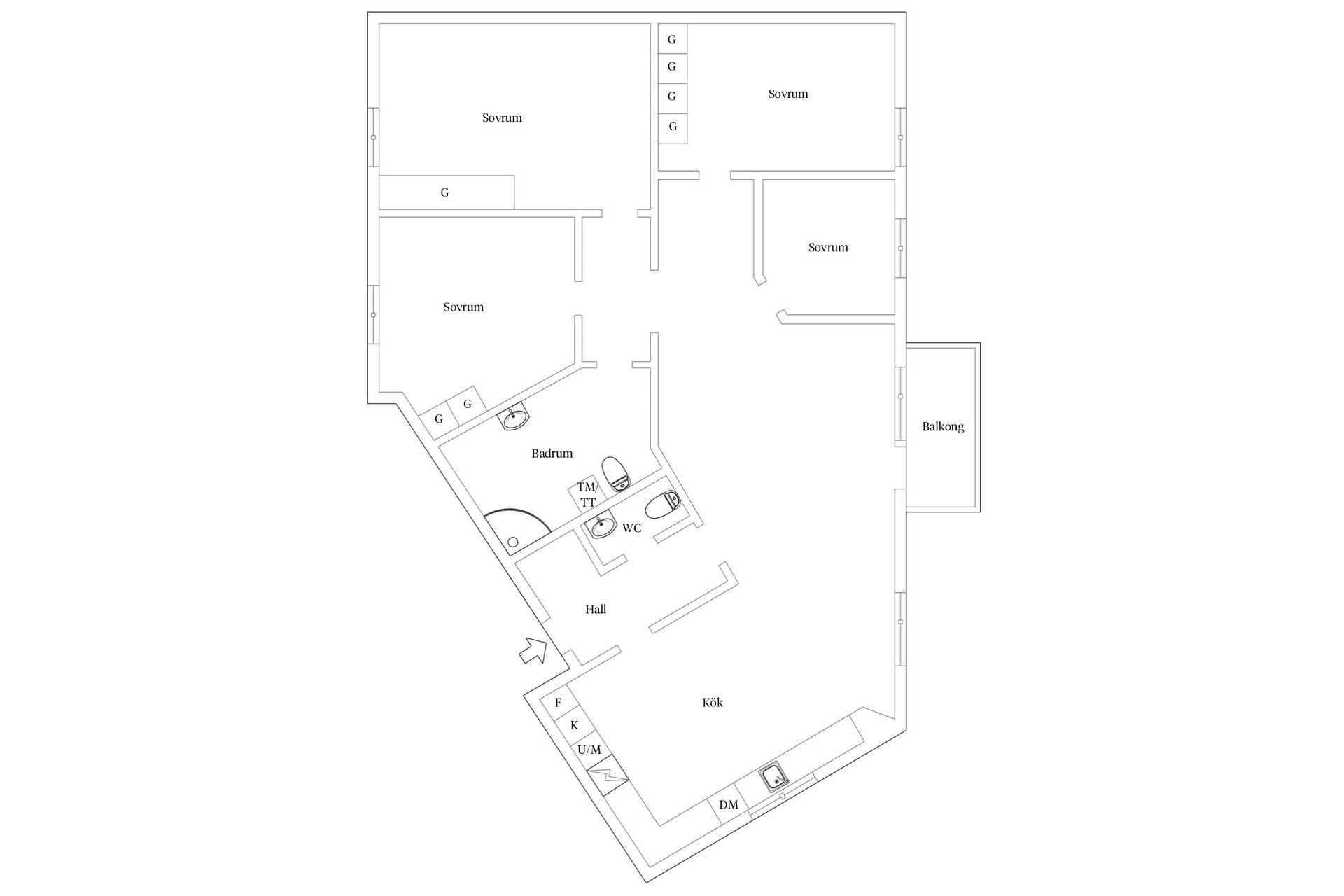 Bostadsrätt, Visborgsgatan 51, Visby, Gotland