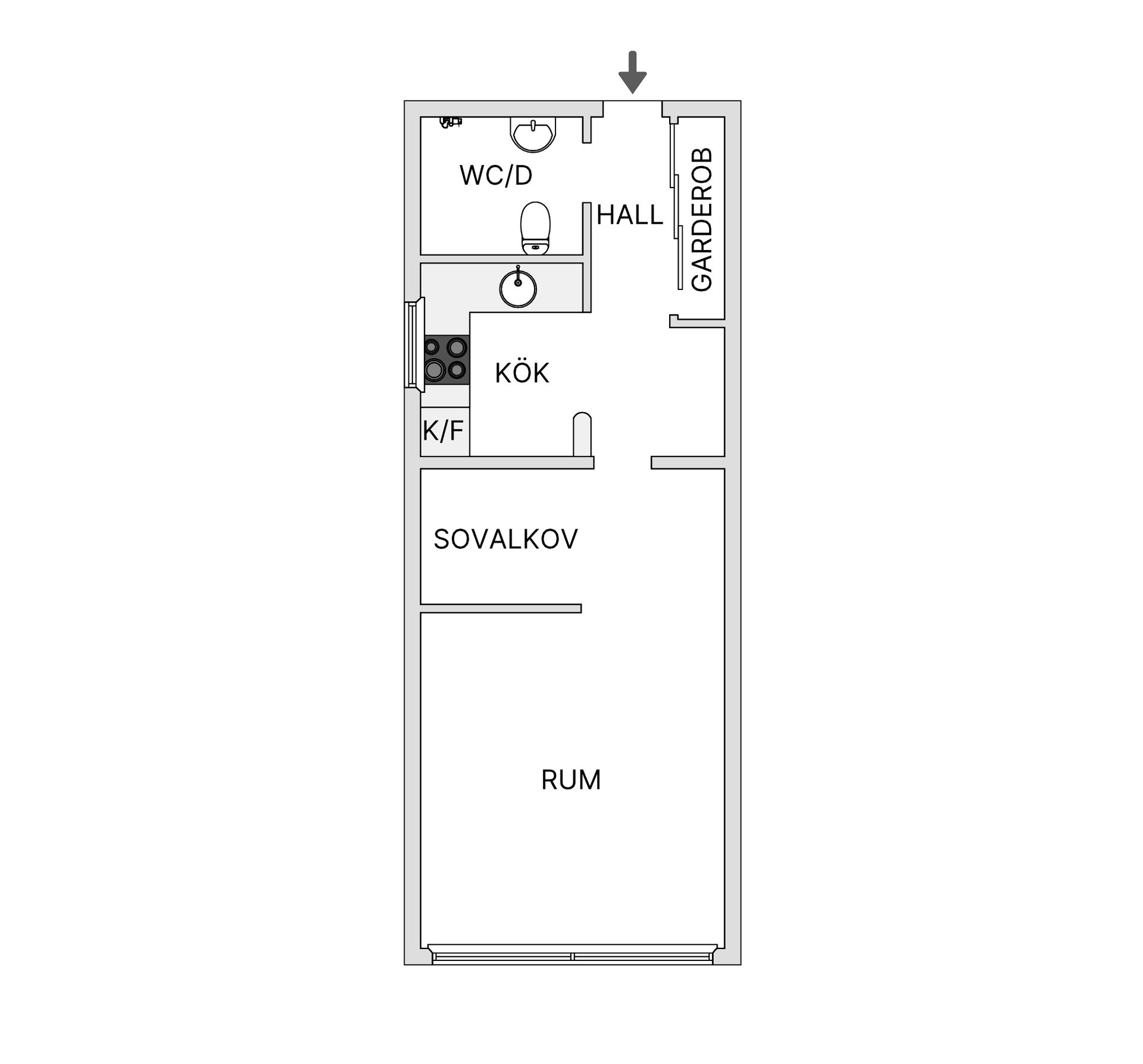 Bostadsrätt, Lomvägen 61, Kärrdal, Sollentuna