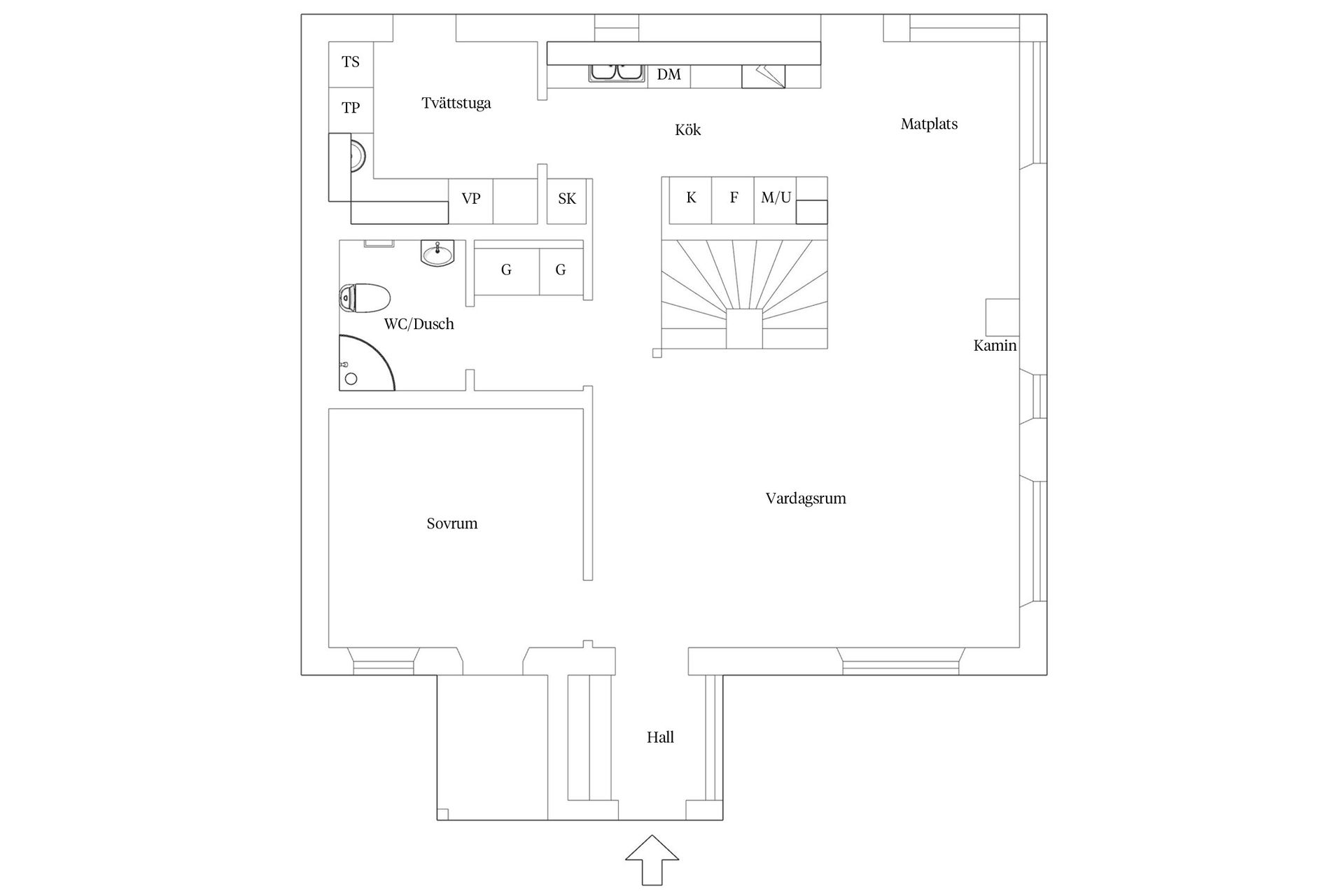 Villa, Radhus, Fiskaregatan 8I, Centralt, Lomma