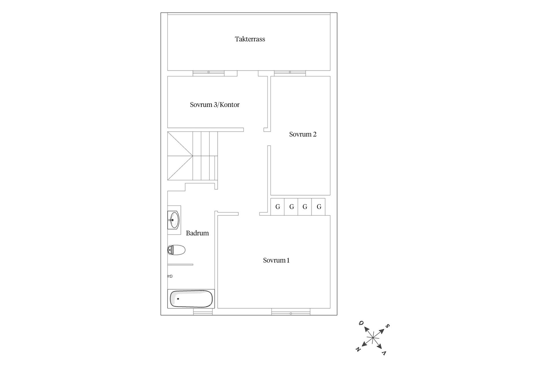 Villa, Radhus, Lilla Korsåsgatan 28, Ängås - Kannebäck, Göteborg