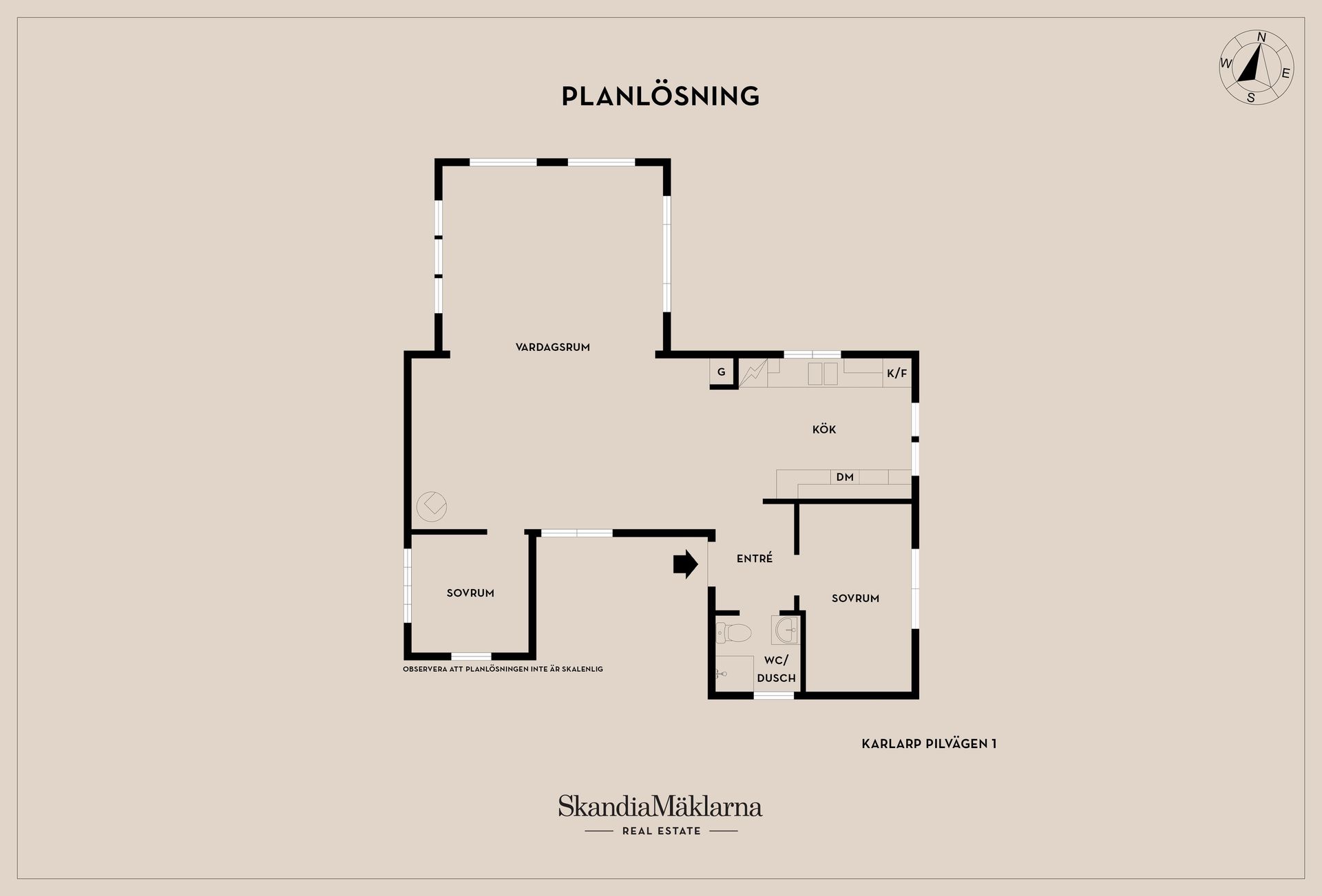 Villa, Karlarp Pilvägen 1, Karlarp, Höör