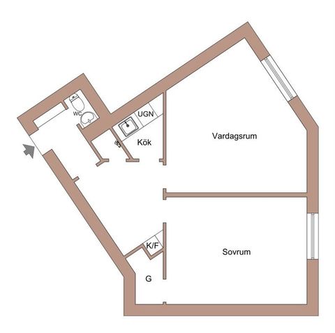 Bostadsrätt, Norrbackagatan 30, Vasastan - Birkastan, Stockholm