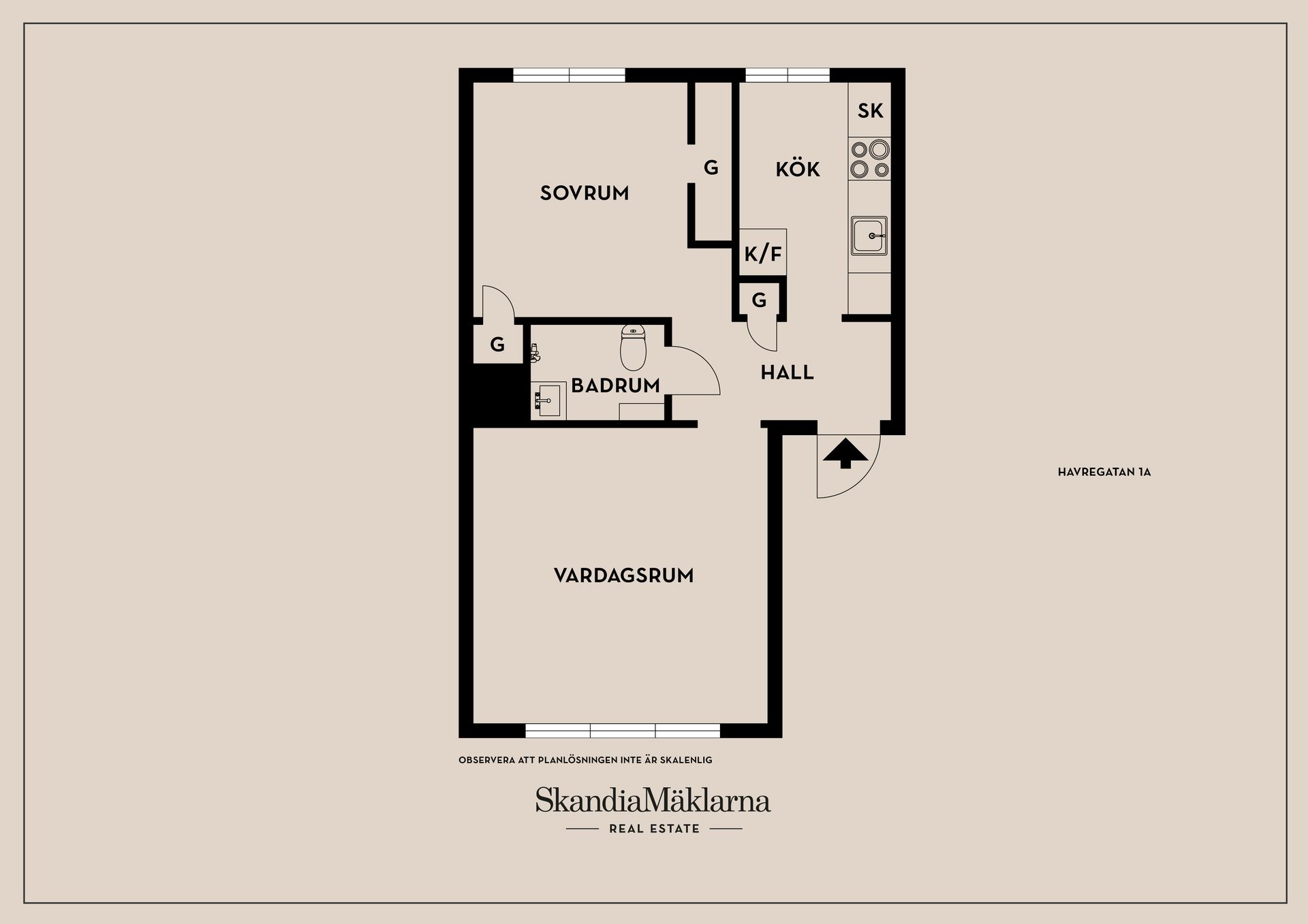 Bostadsrätt, Havregatan 1A, Tannefors, Linköping