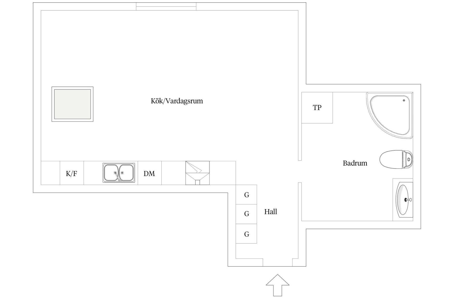Bostadsrätt, Stora Norregatan 105, Landskrona - Centrum, Landskrona