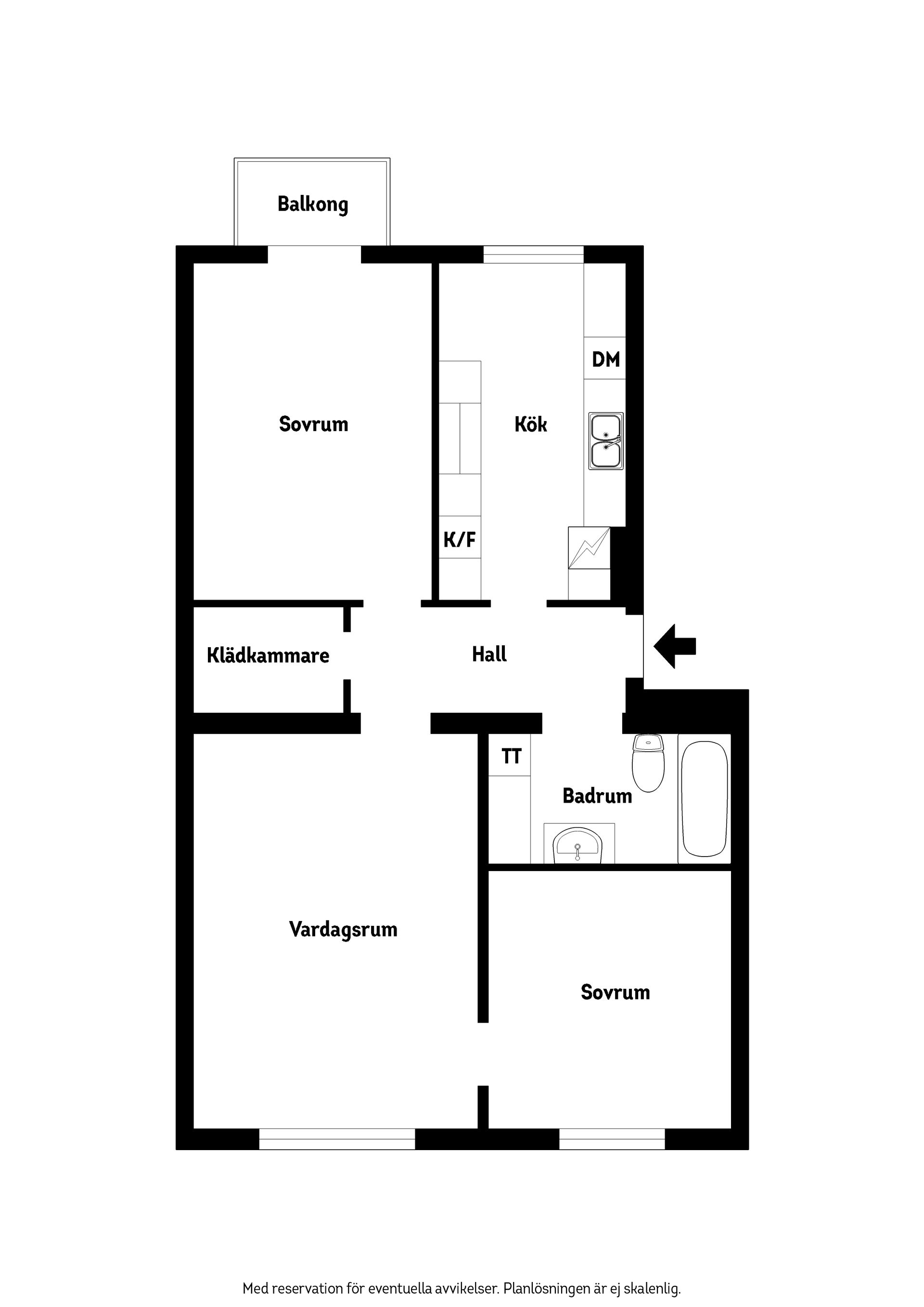 Bostadsrätt, Mellangatan 49A, Liljeholmen, Jönköping