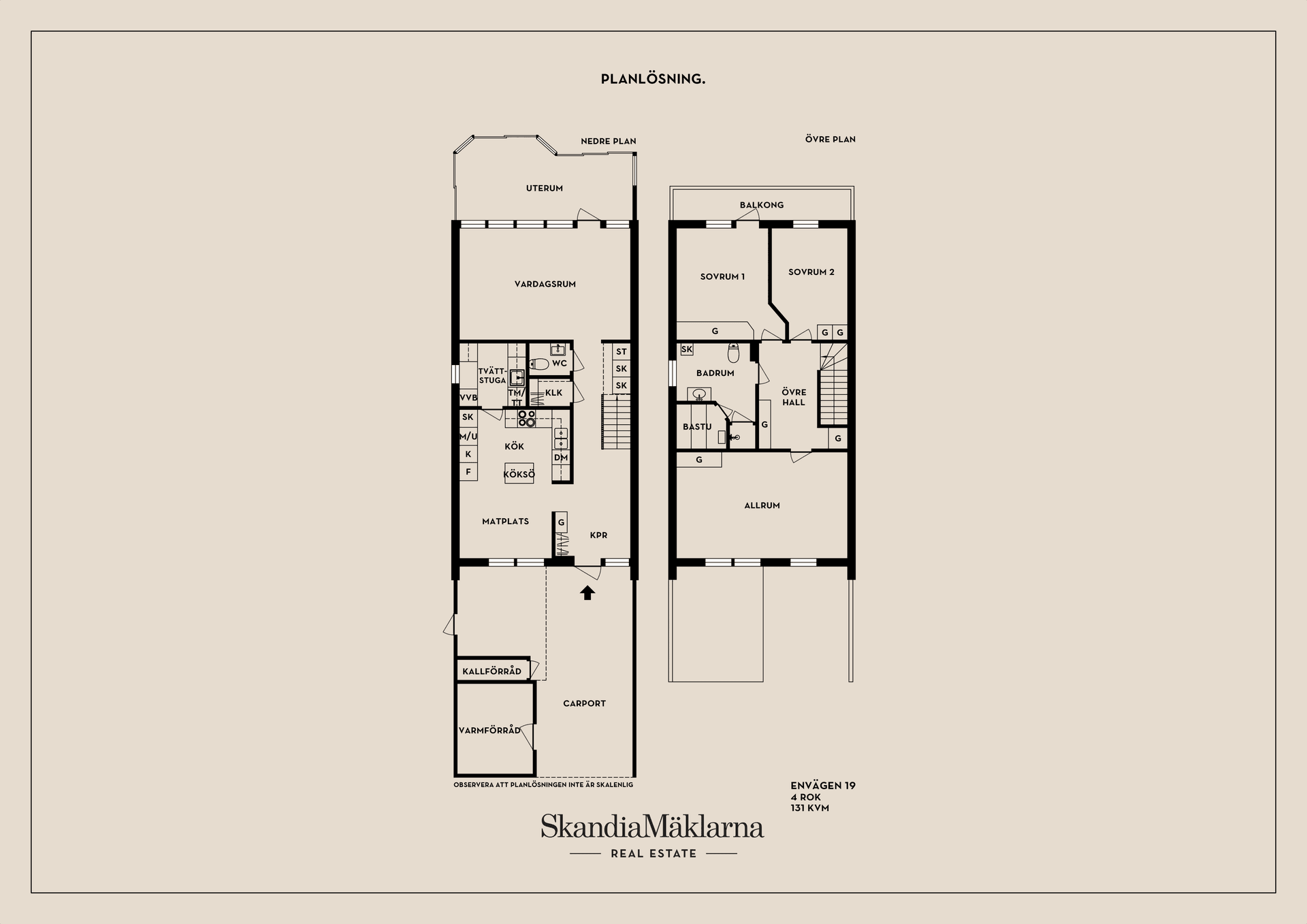 Radhus, Envägen 19, Centrala Väsby, Upplands Väsby