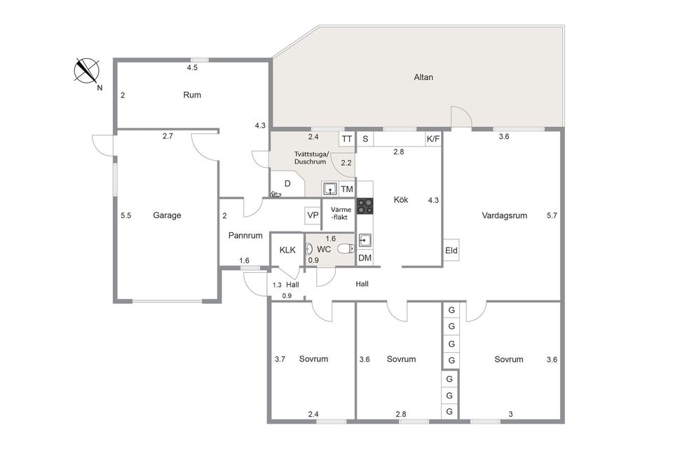 Villa, Radhus, Krusetorpsgatan 13, Torsred, Trollhättan